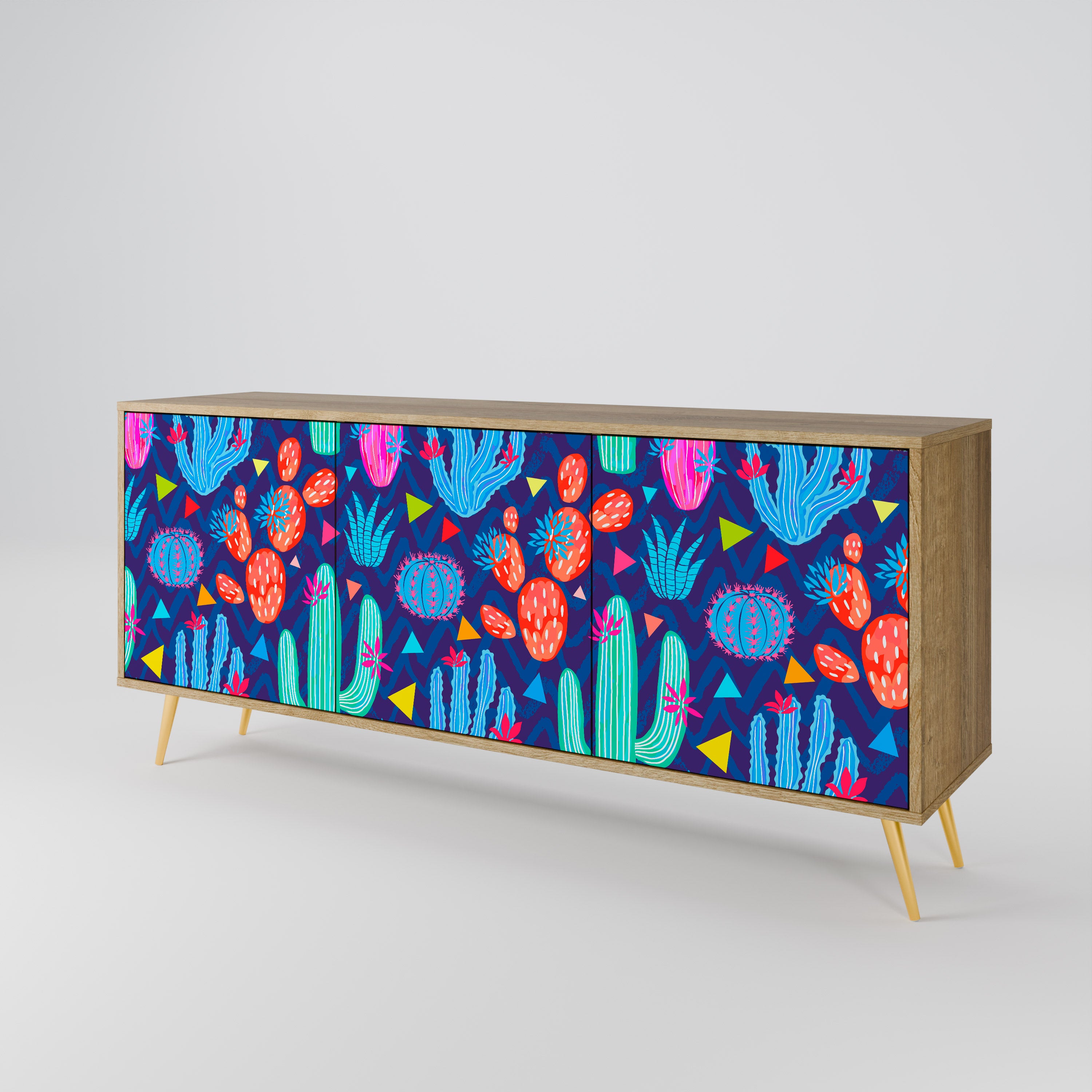 CACTUS VIBES 3-Door Sideboard