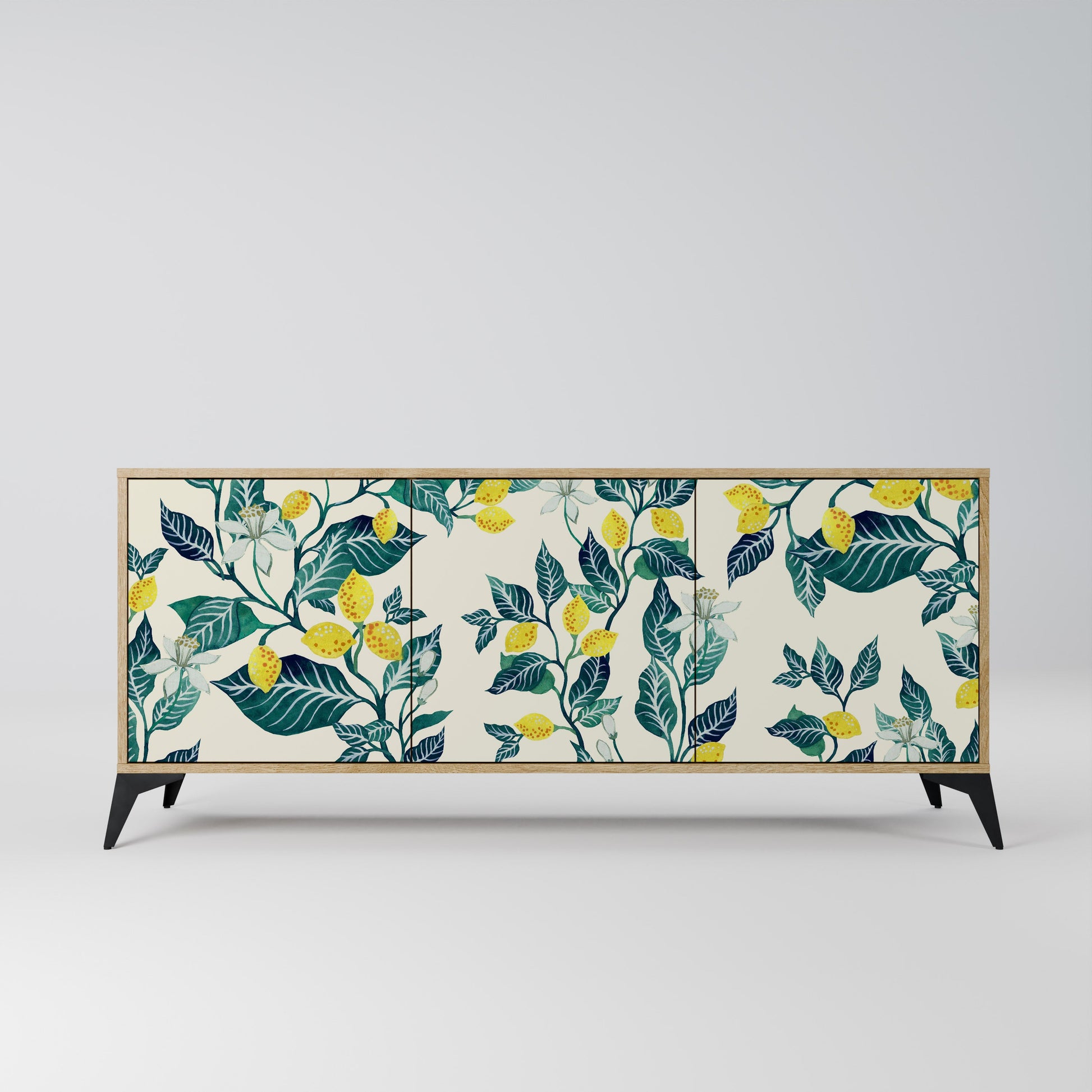 Buffet 3 portes LEMON TREE effet chêne
