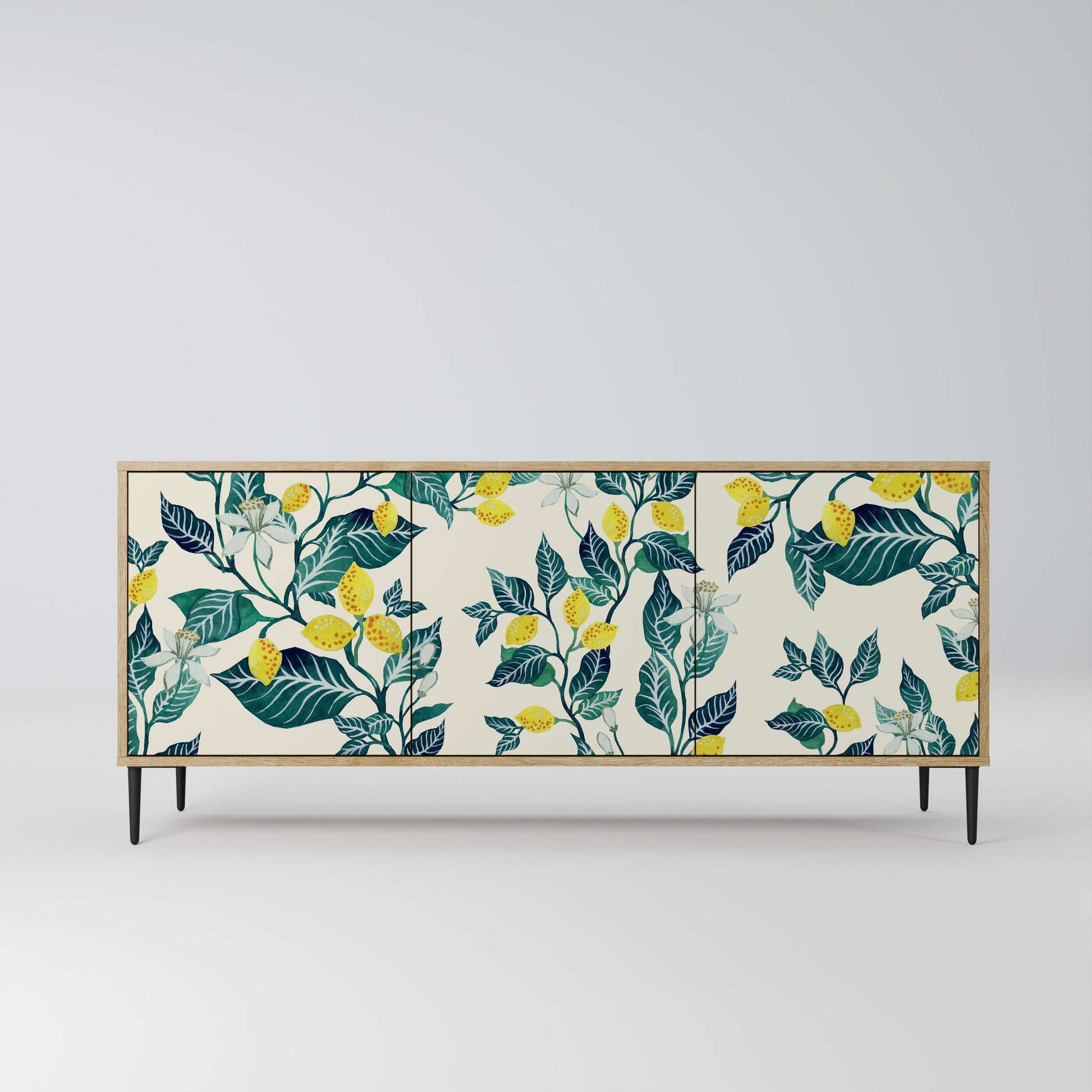 Buffet 3 portes LEMON TREE effet chêne