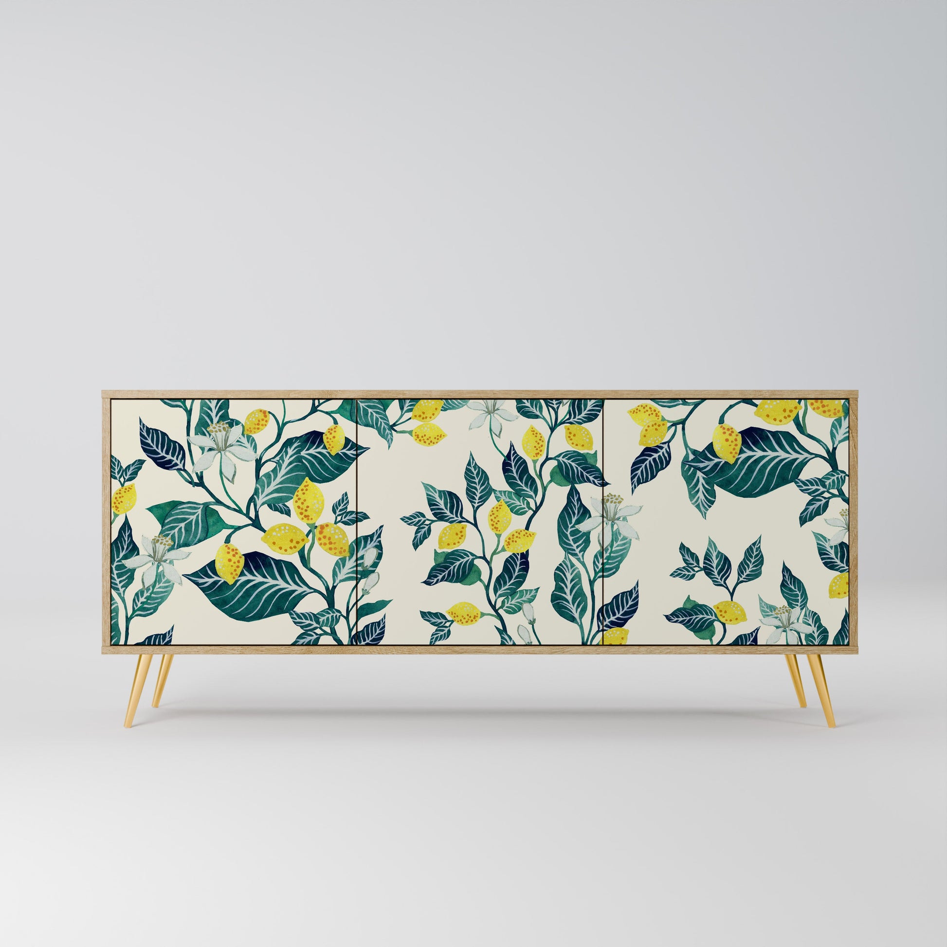 Buffet 3 portes LEMON TREE effet chêne