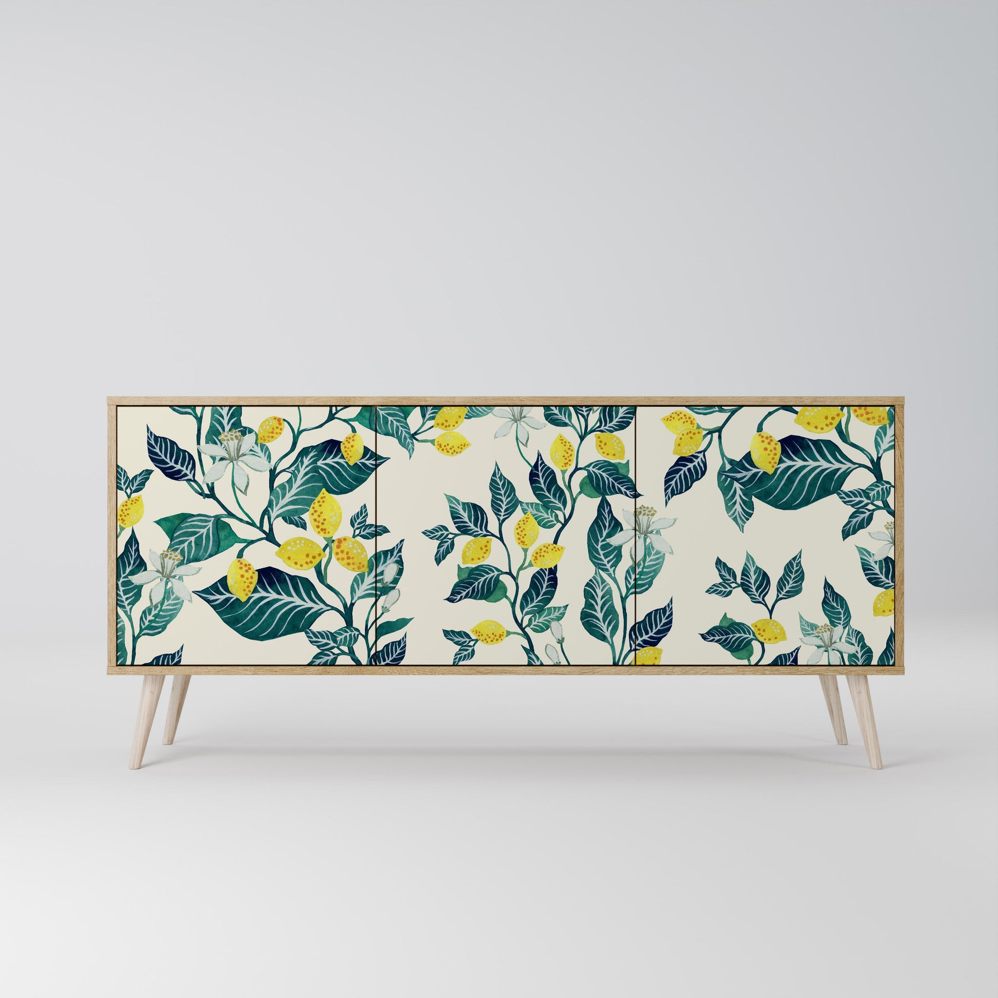 Buffet 3 portes LEMON TREE effet chêne