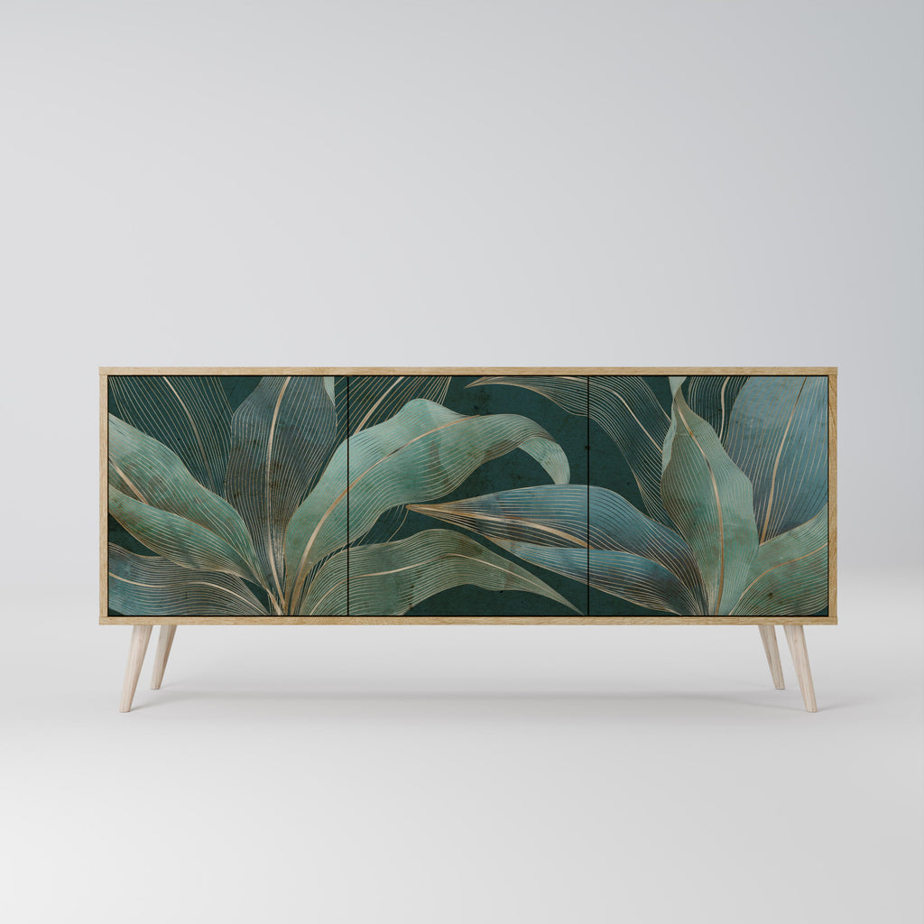 Buffet 3 portes ROYAL GREEN effet chêne