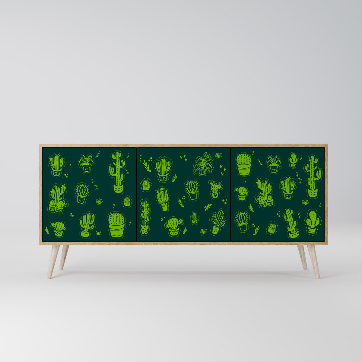DESERT GREEN 3-Door Sideboard