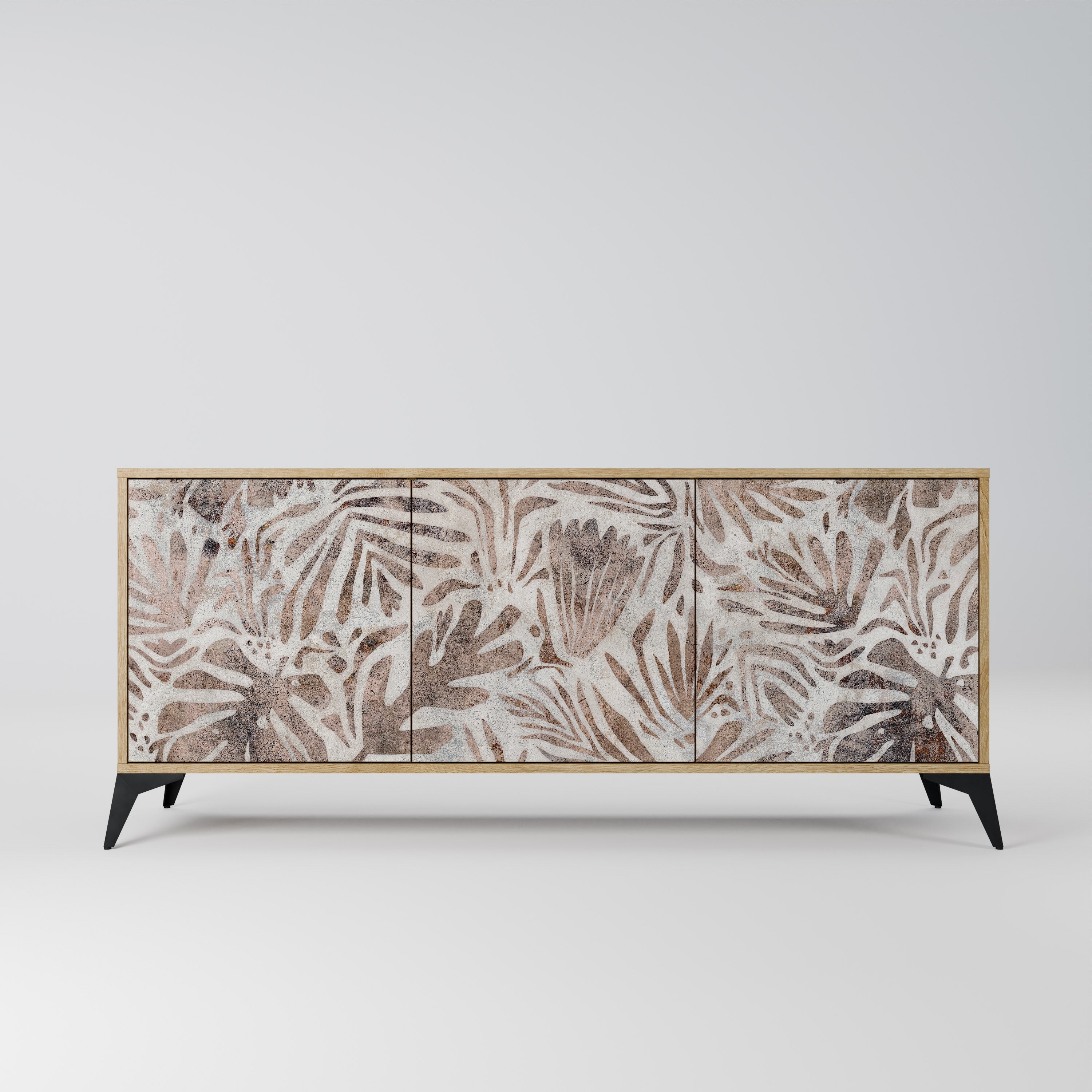 Buffet 3 portes PASSING TIME effet chêne