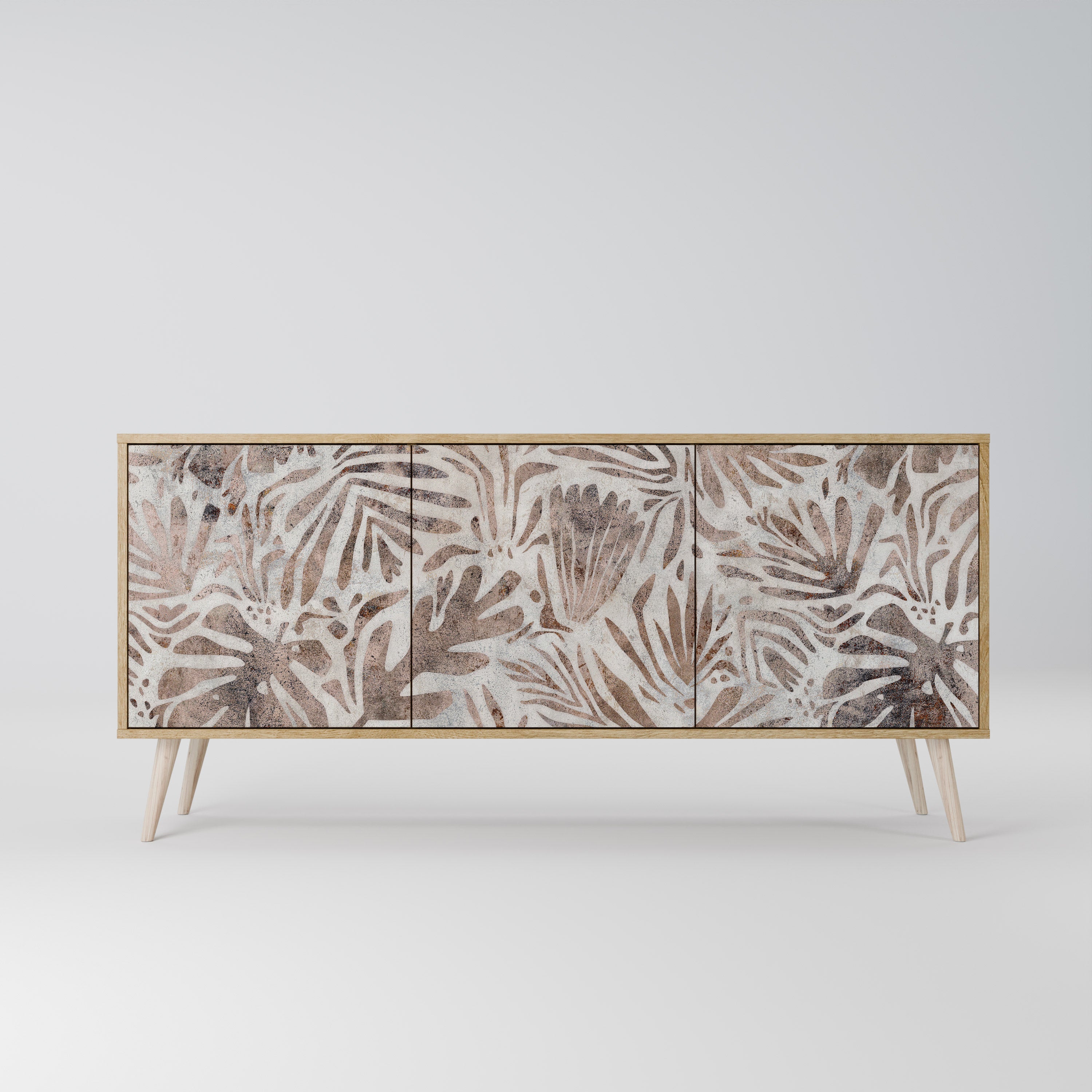 Buffet 3 portes PASSING TIME effet chêne