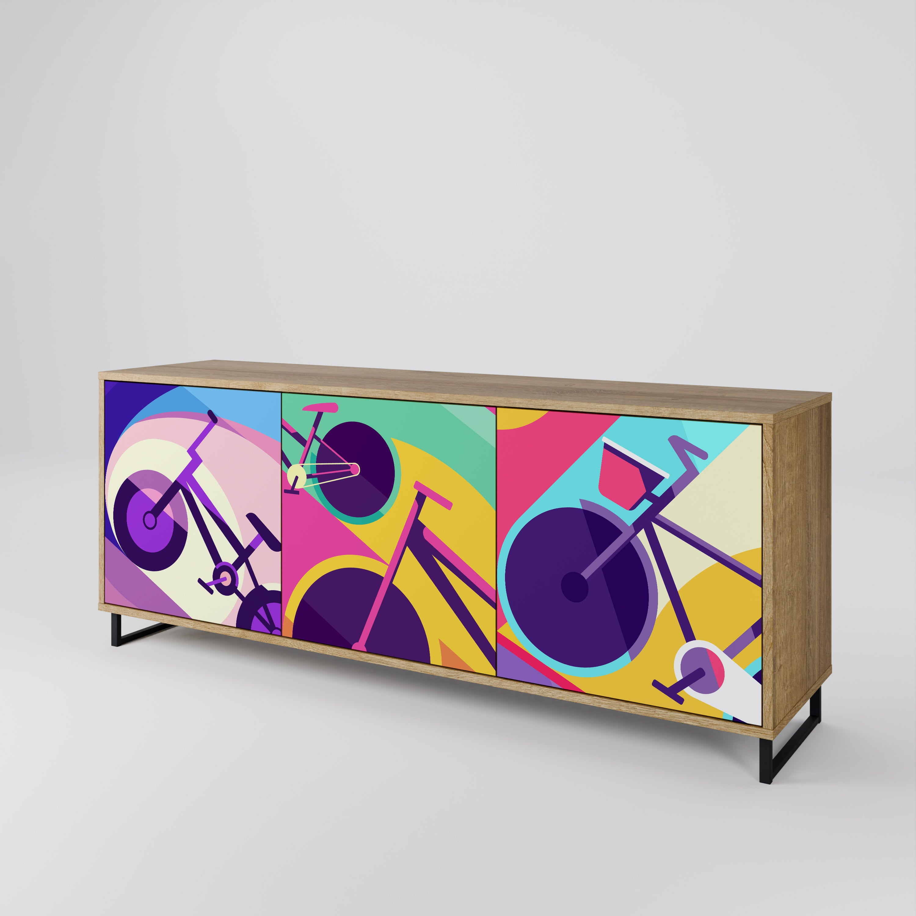 BIKE DREAMS 3-Door Sideboard
