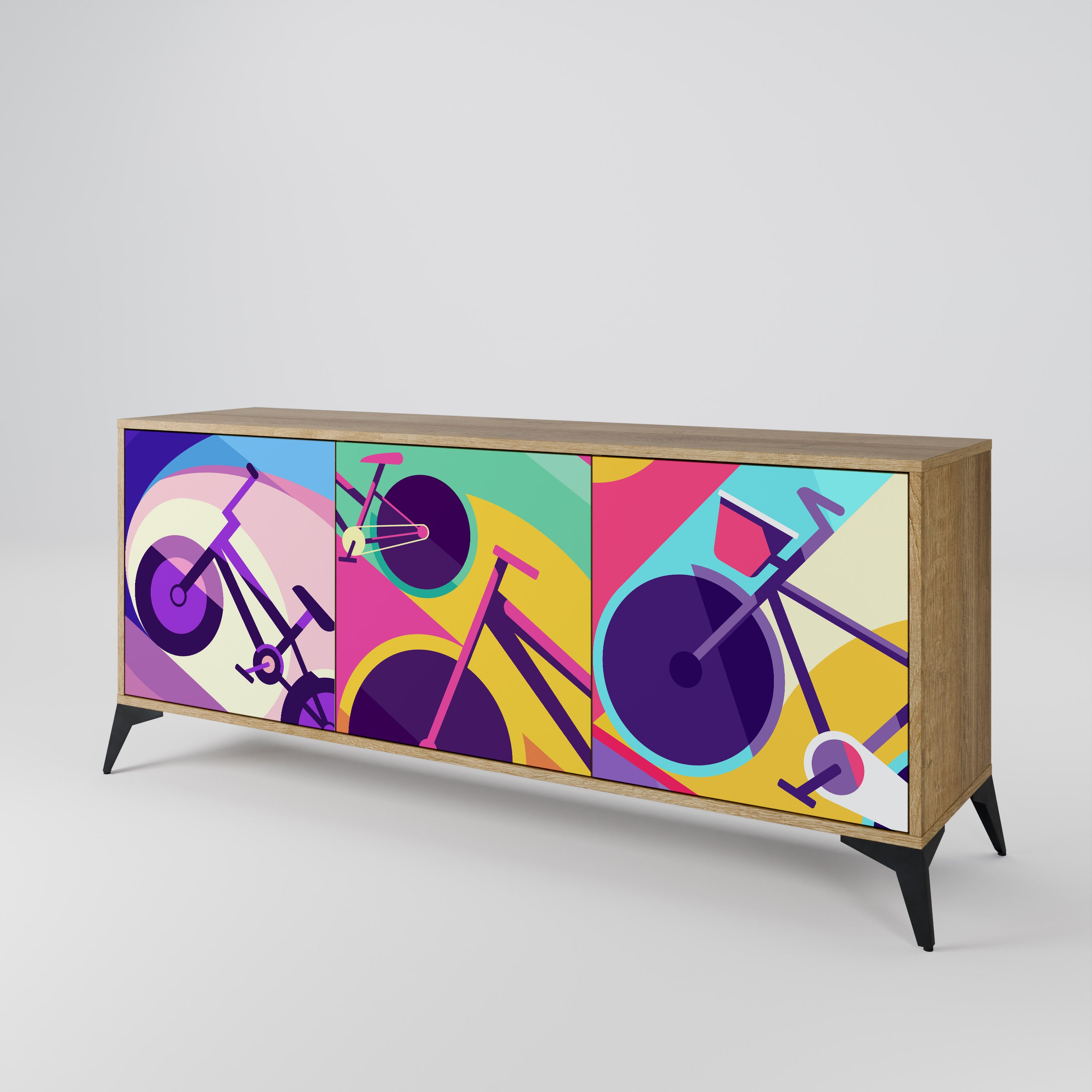 BIKE DREAMS 3-Door Sideboard