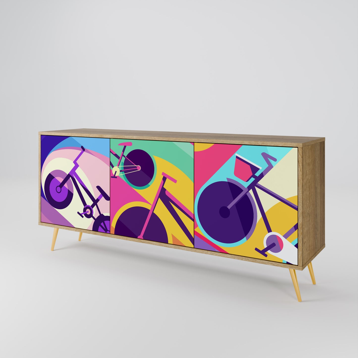 BIKE DREAMS 3-Door Sideboard