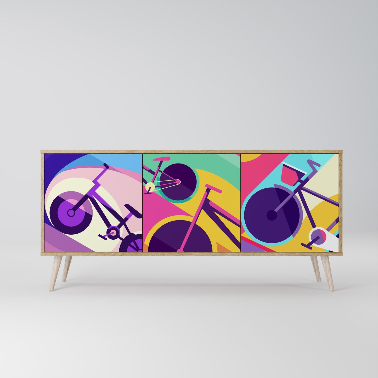 BIKE DREAMS 3-Door Sideboard