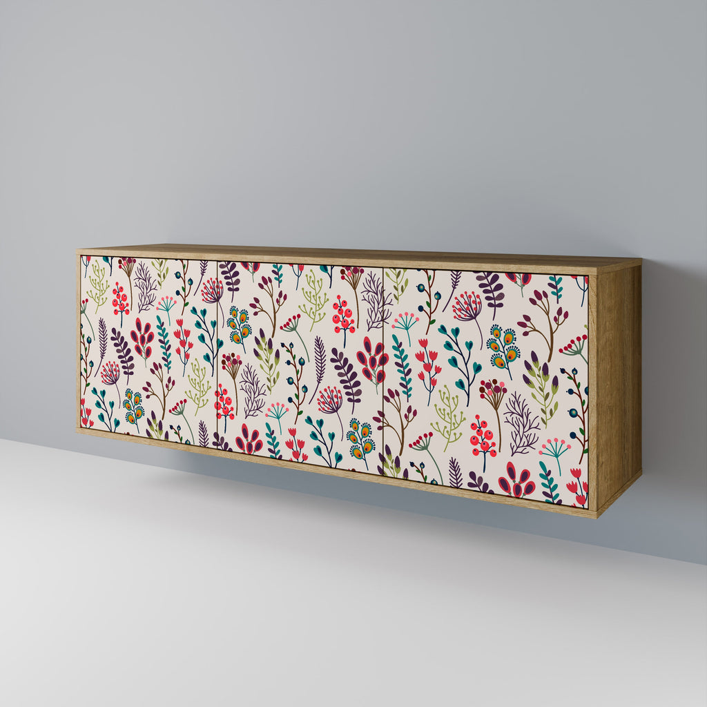 AUTUMN SUNDRIES 3-Door Sideboard in Oak Effect