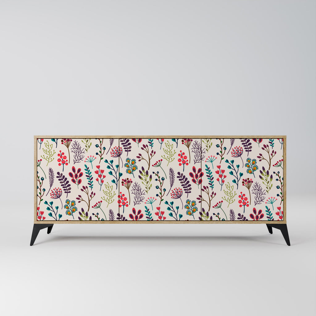 AUTUMN SUNDRIES 3-Door Sideboard in Oak Effect