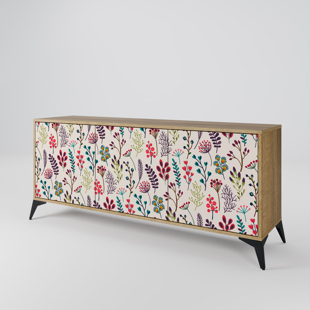 AUTUMN SUNDRIES 3-Door Sideboard in Oak Effect