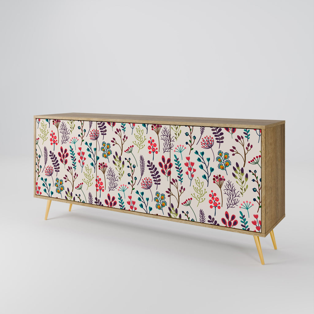 AUTUMN SUNDRIES 3-Door Sideboard in Oak Effect