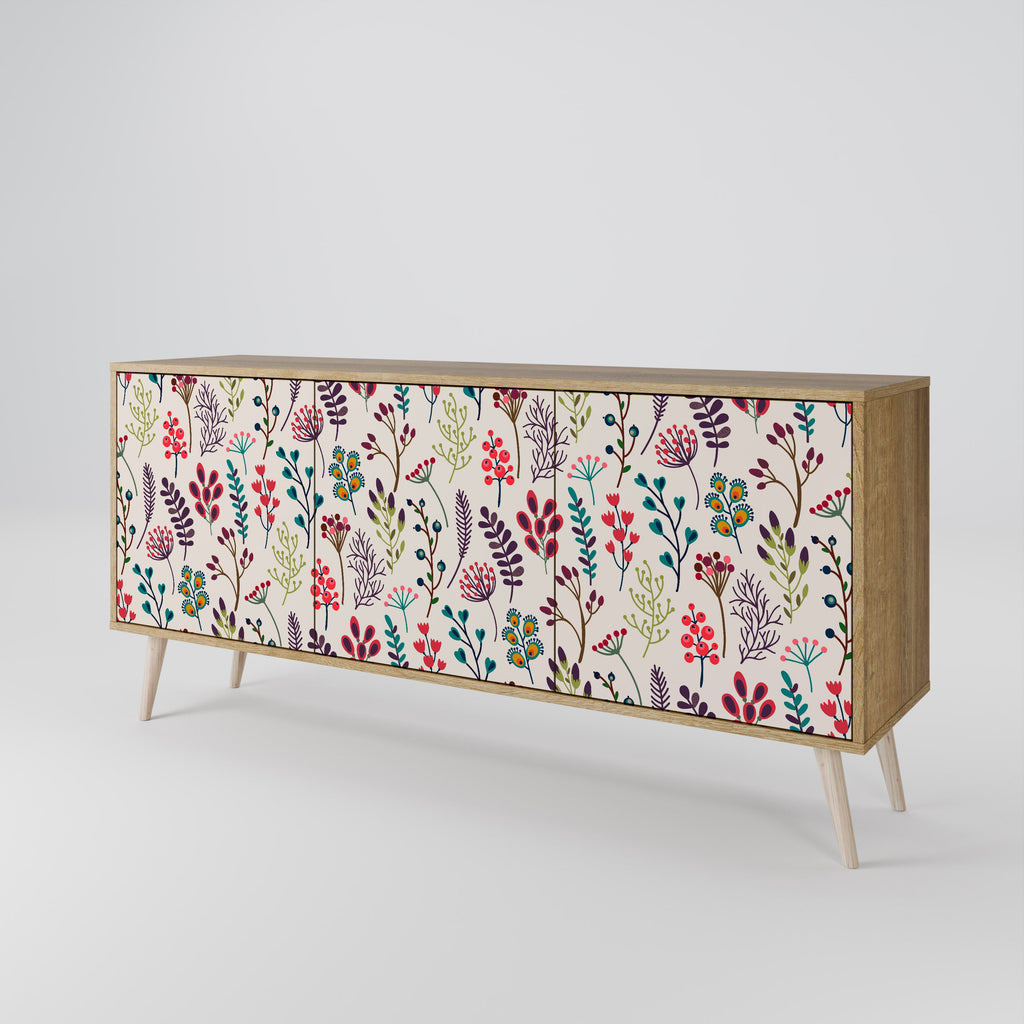 AUTUMN SUNDRIES 3-Door Sideboard in Oak Effect