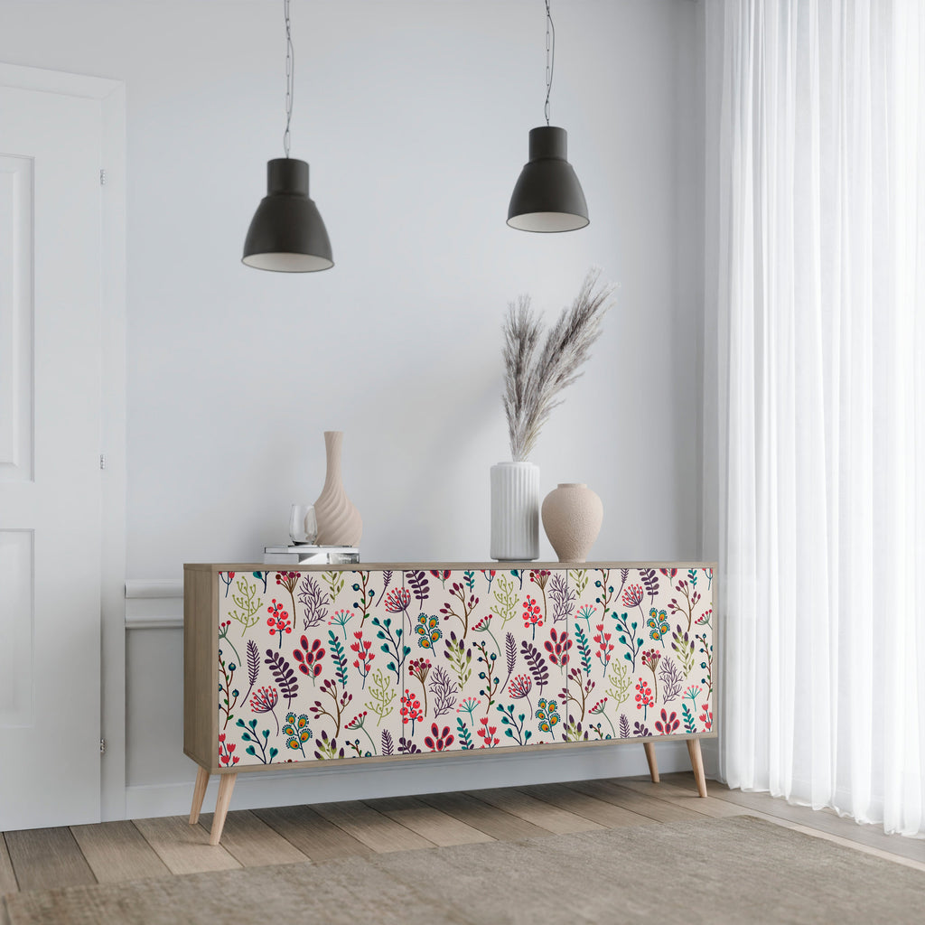 AUTUMN SUNDRIES 3-Door Sideboard in Oak Effect