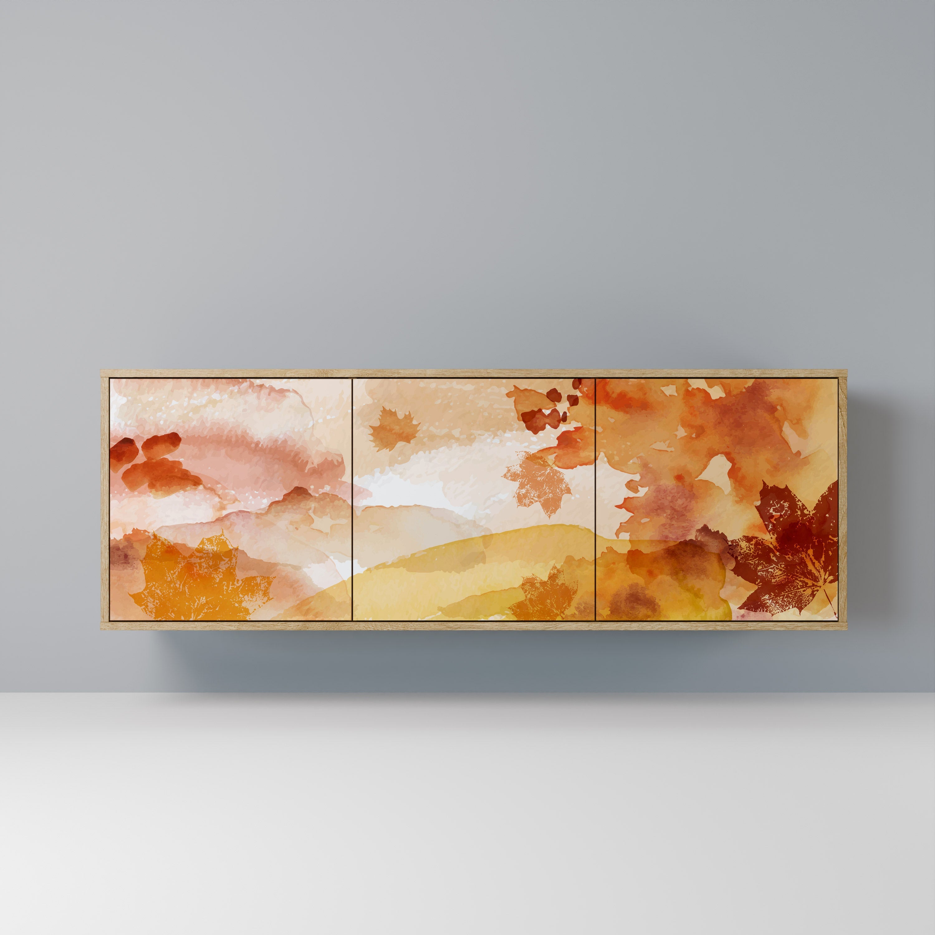 Buffet 3 portes effet chêne TRACES OF AUTUMN