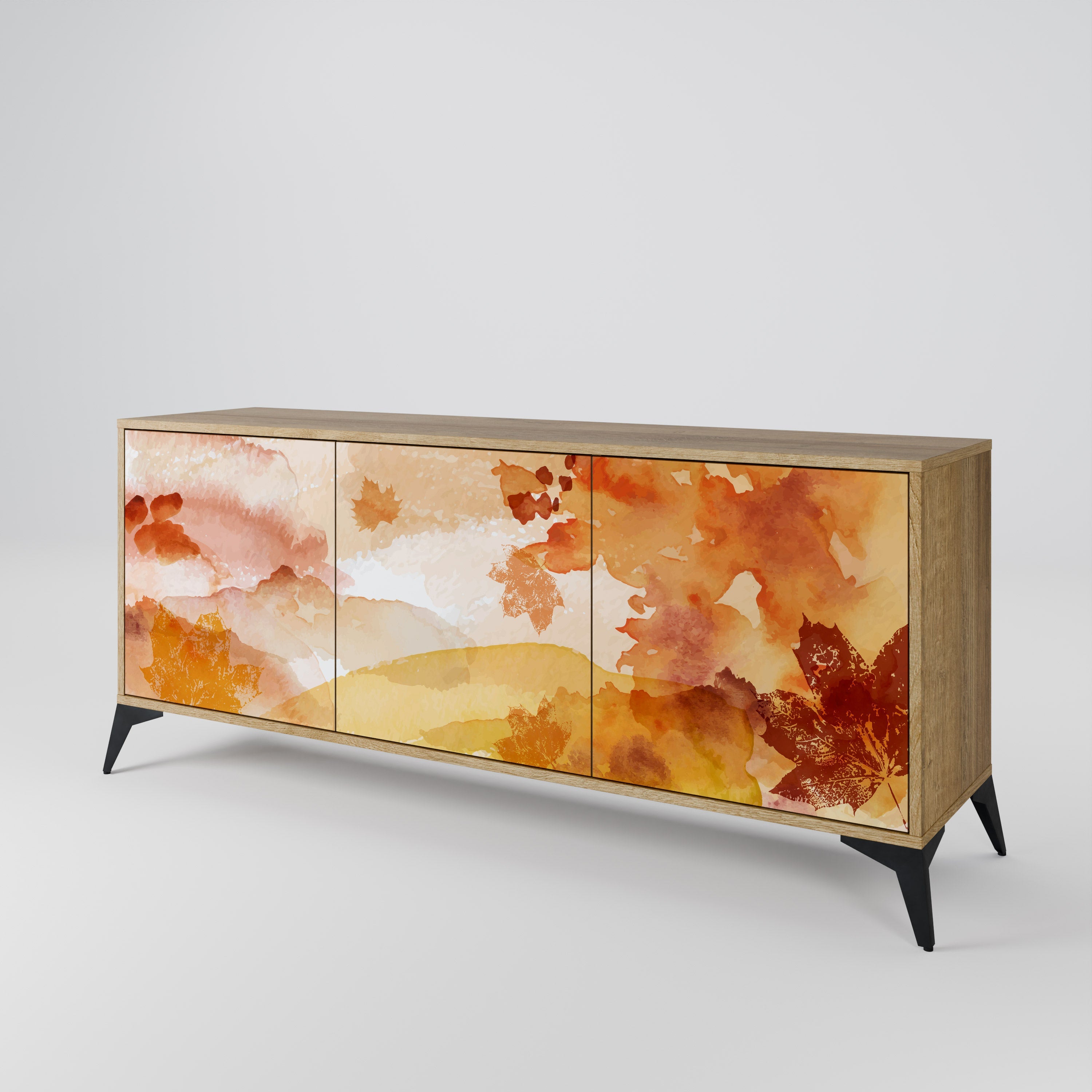 Buffet 3 portes effet chêne TRACES OF AUTUMN