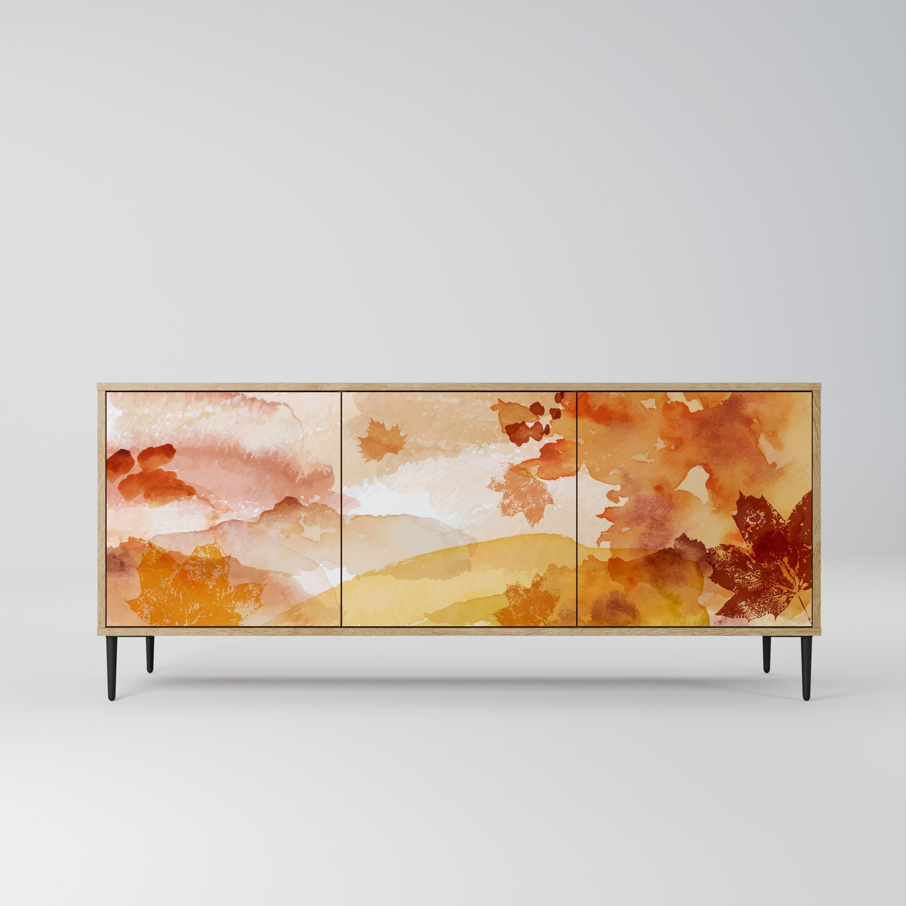 Buffet 3 portes effet chêne TRACES OF AUTUMN