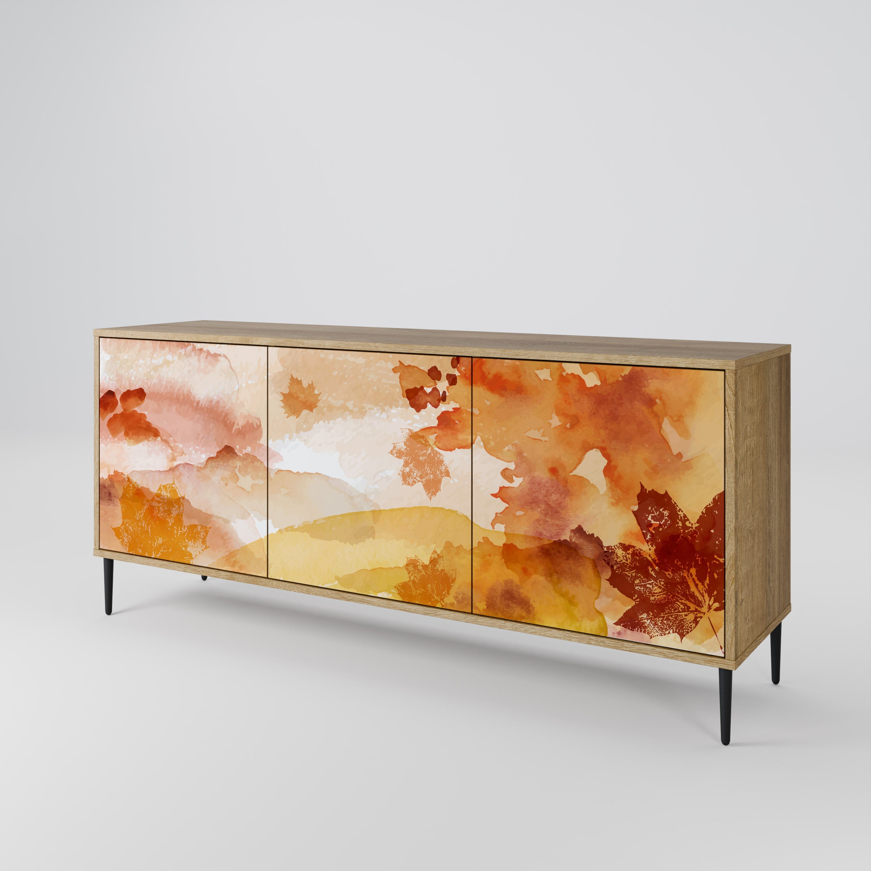 Buffet 3 portes effet chêne TRACES OF AUTUMN