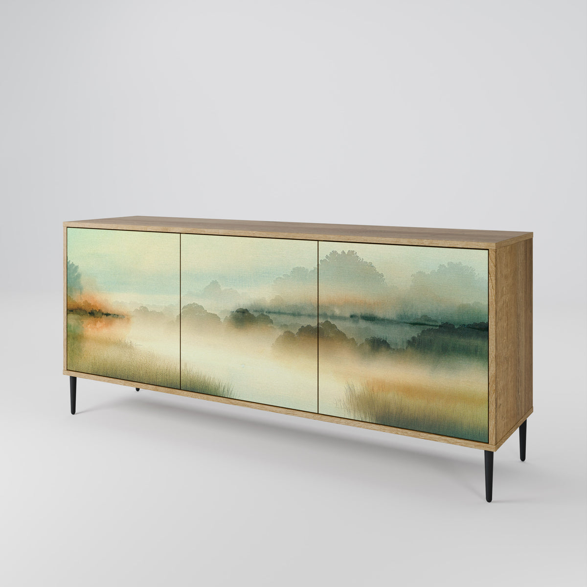 MORNING BY THE LAKE 3-Door Sideboard