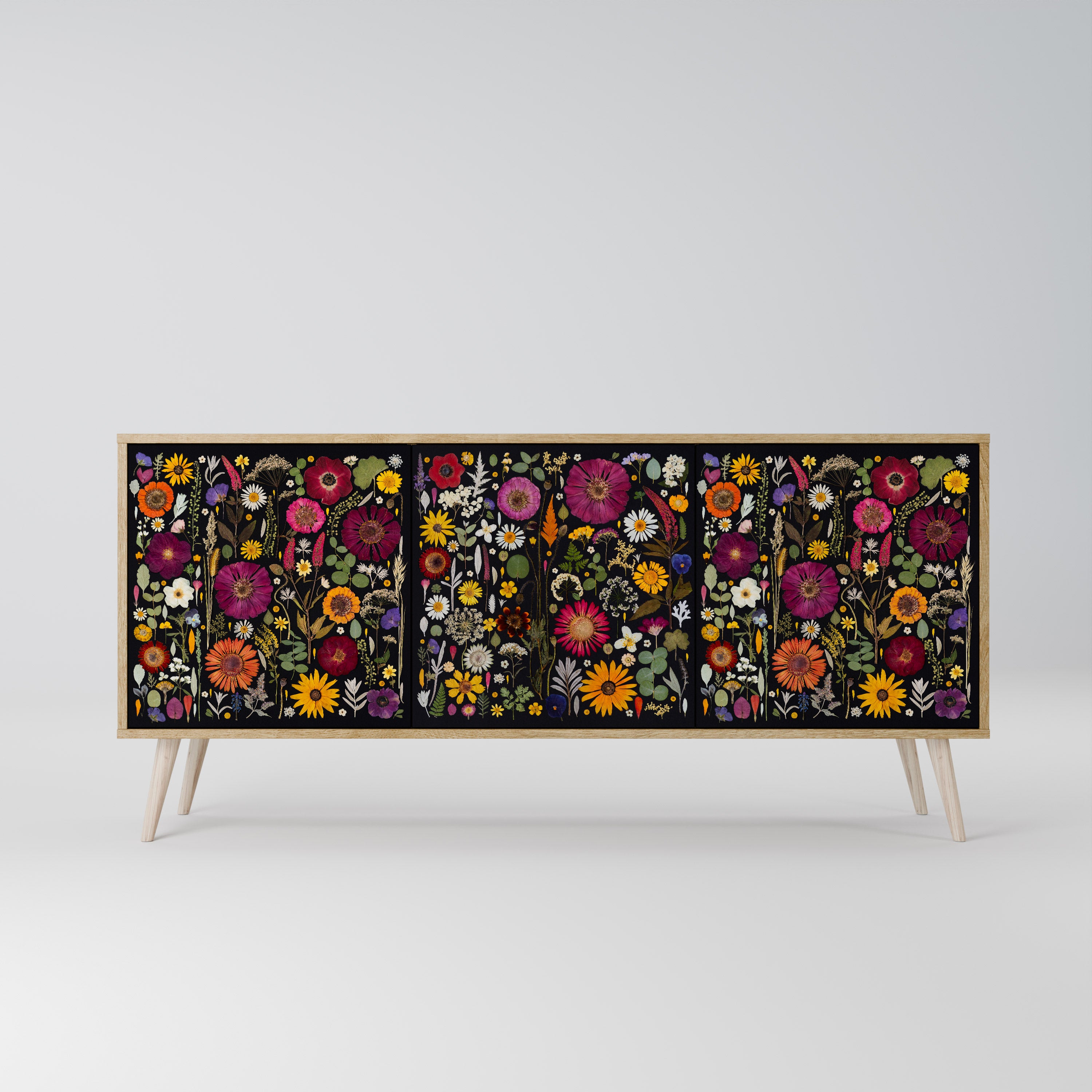 MIDNIGHT GARDEN 3-Door Sideboard