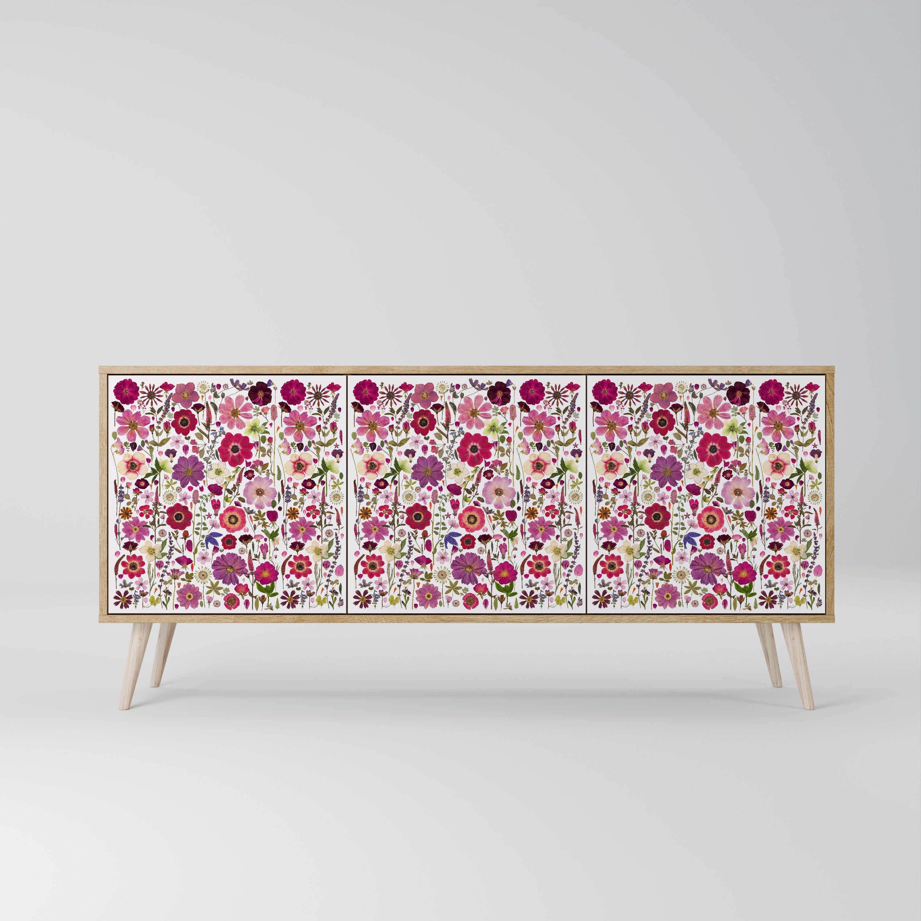 PETAL GARDEN 3-Door Sideboard