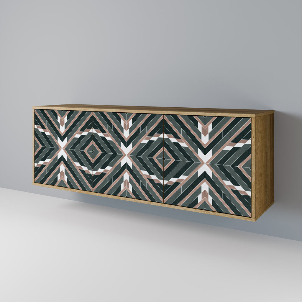 DIMENSION DELIGHTS 3-Door Sideboard in Oak Effect