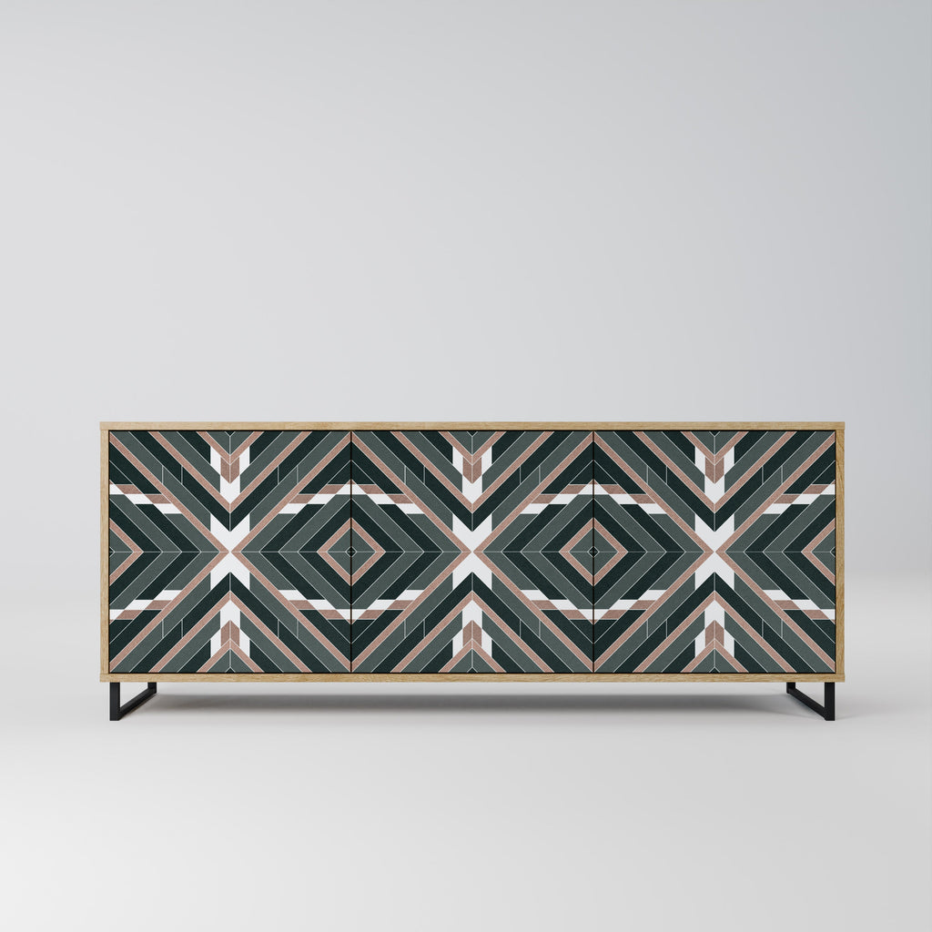 DIMENSION DELIGHTS 3-Door Sideboard in Oak Effect