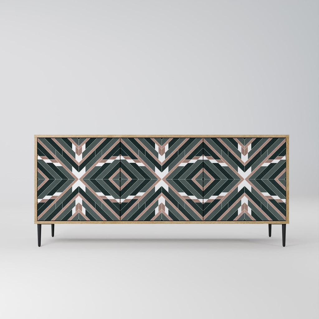 DIMENSION DELIGHTS 3-Door Sideboard in Oak Effect