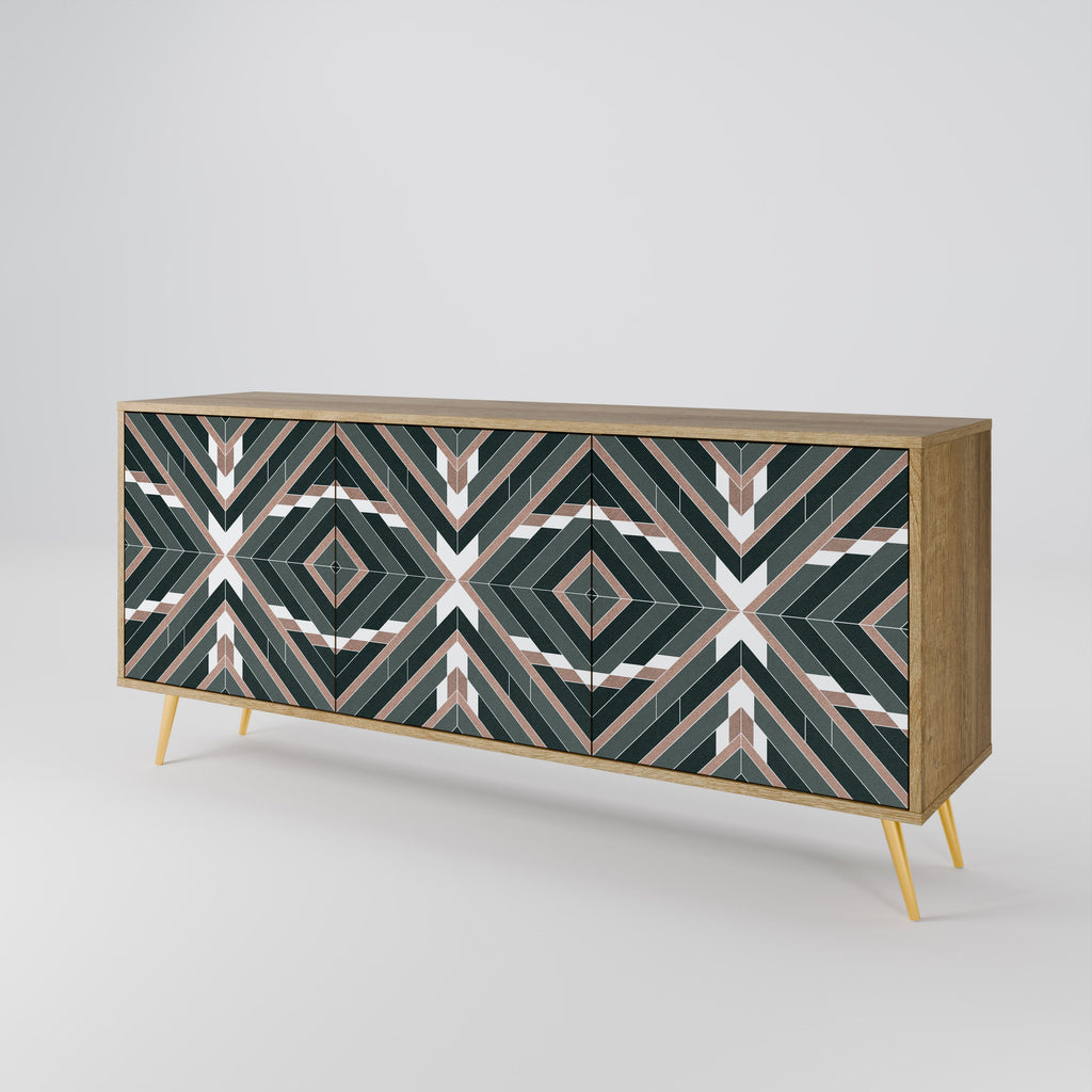 DIMENSION DELIGHTS 3-Door Sideboard in Oak Effect