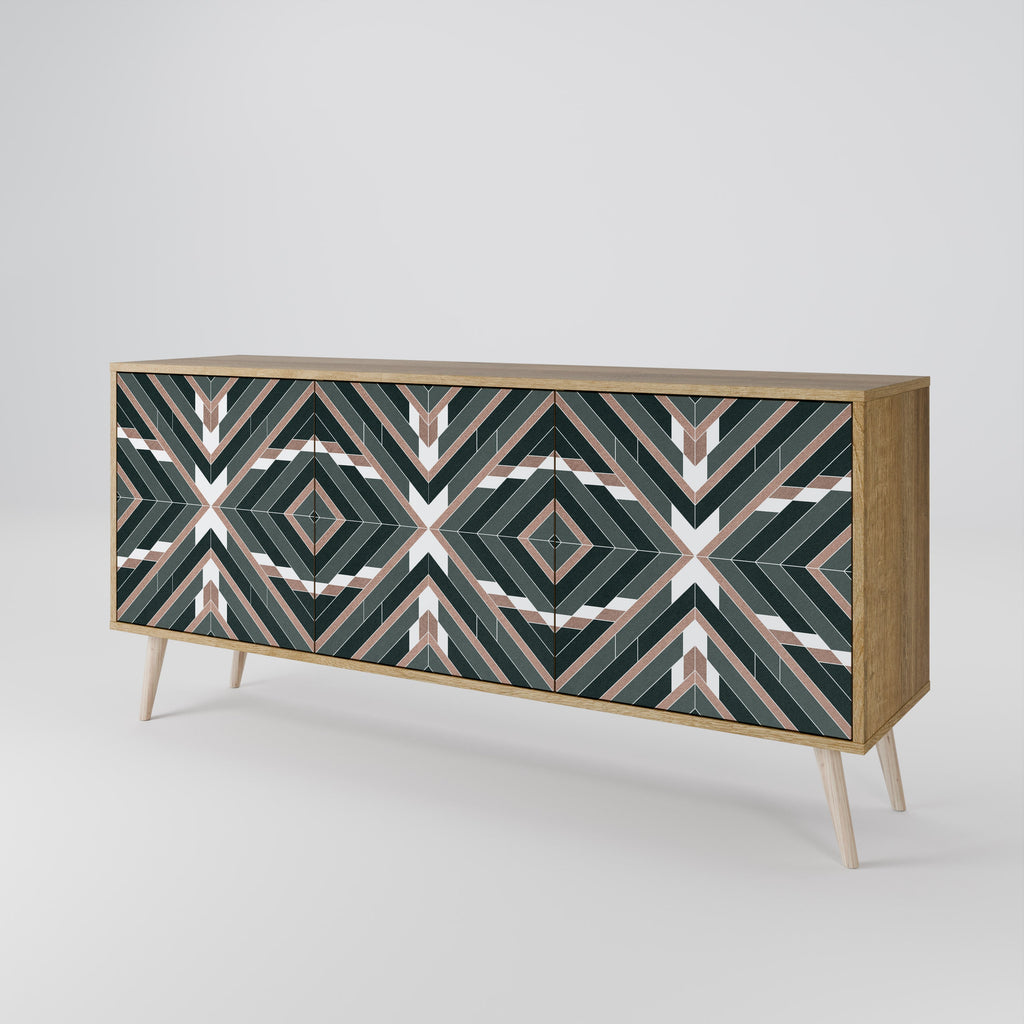 DIMENSION DELIGHTS 3-Door Sideboard in Oak Effect