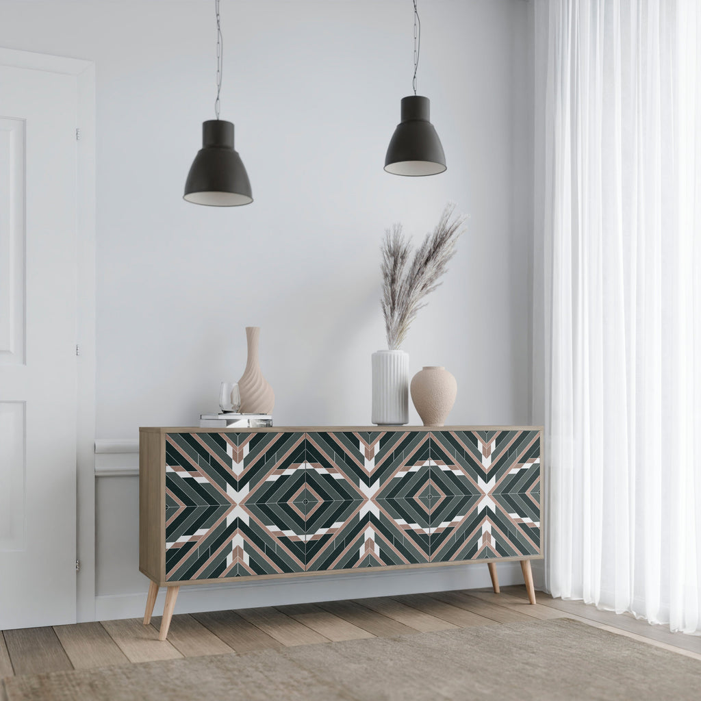 DIMENSION DELIGHTS 3-Door Sideboard in Oak Effect