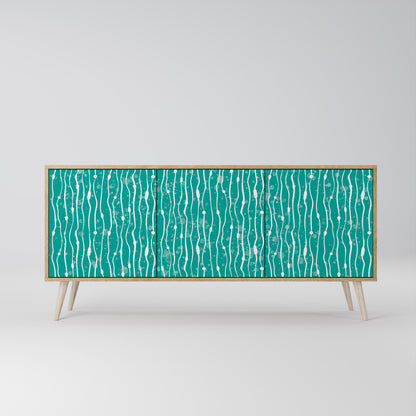 TURQUOISE RAIN 3-Door Sideboard