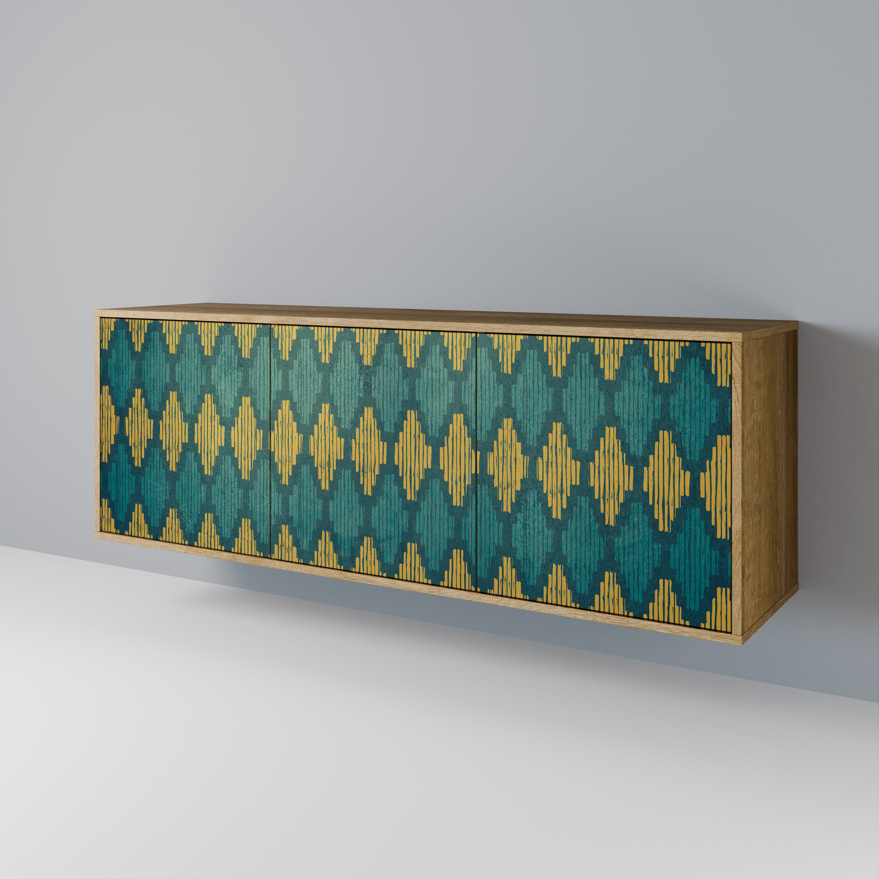 POLYGONS 3-Door Sideboard