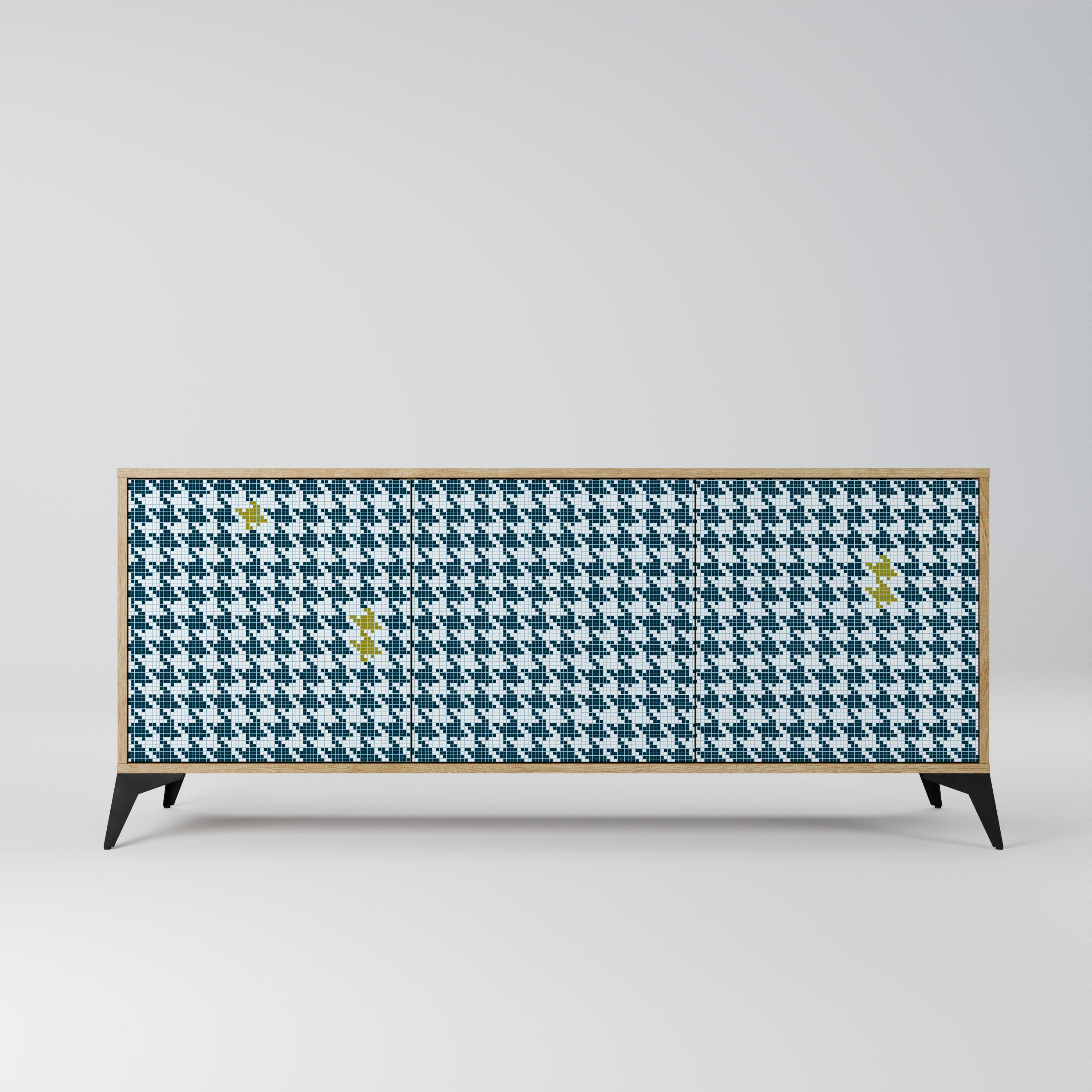 Buffet 3 portes HORS CONTEXTE effet chêne