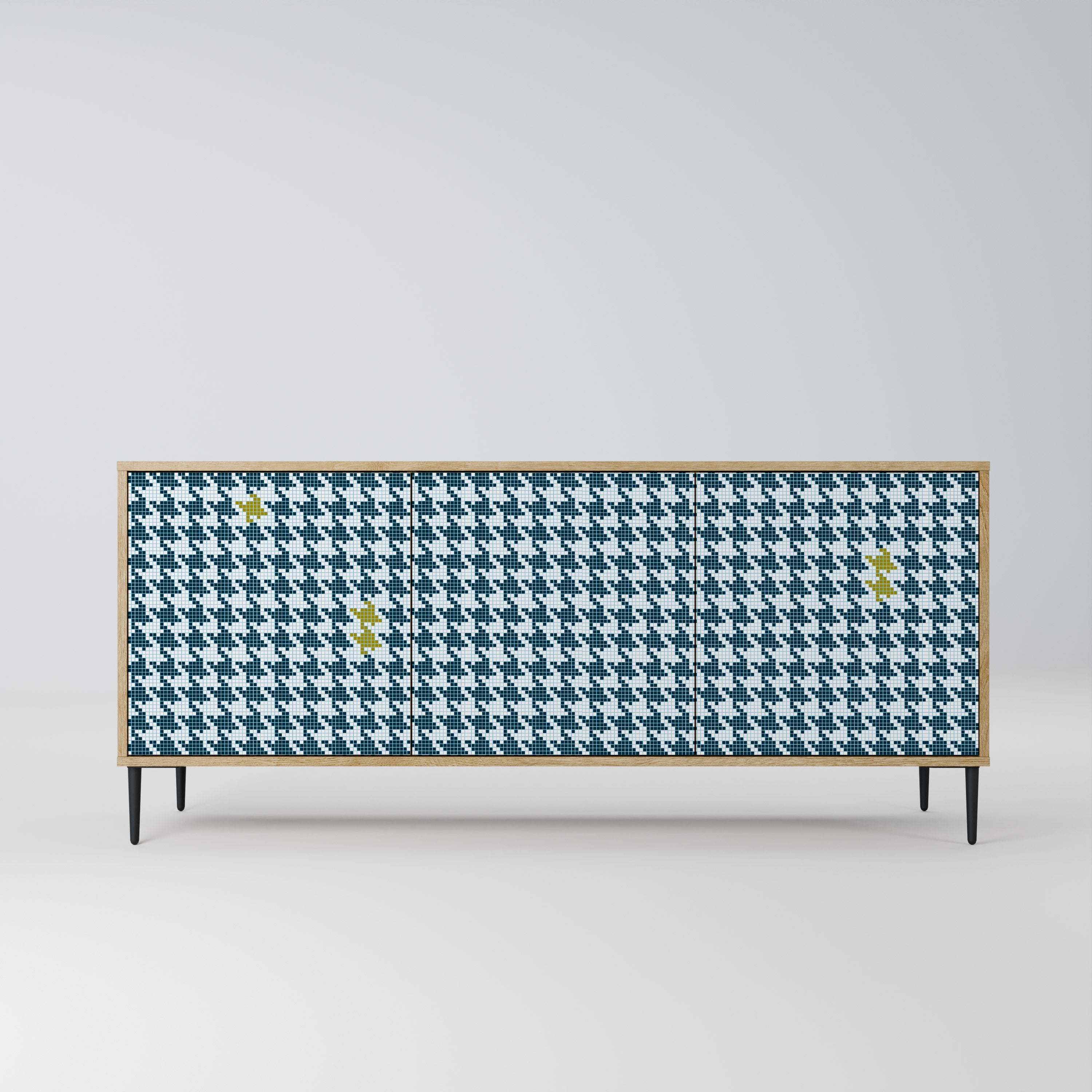 Buffet 3 portes HORS CONTEXTE effet chêne