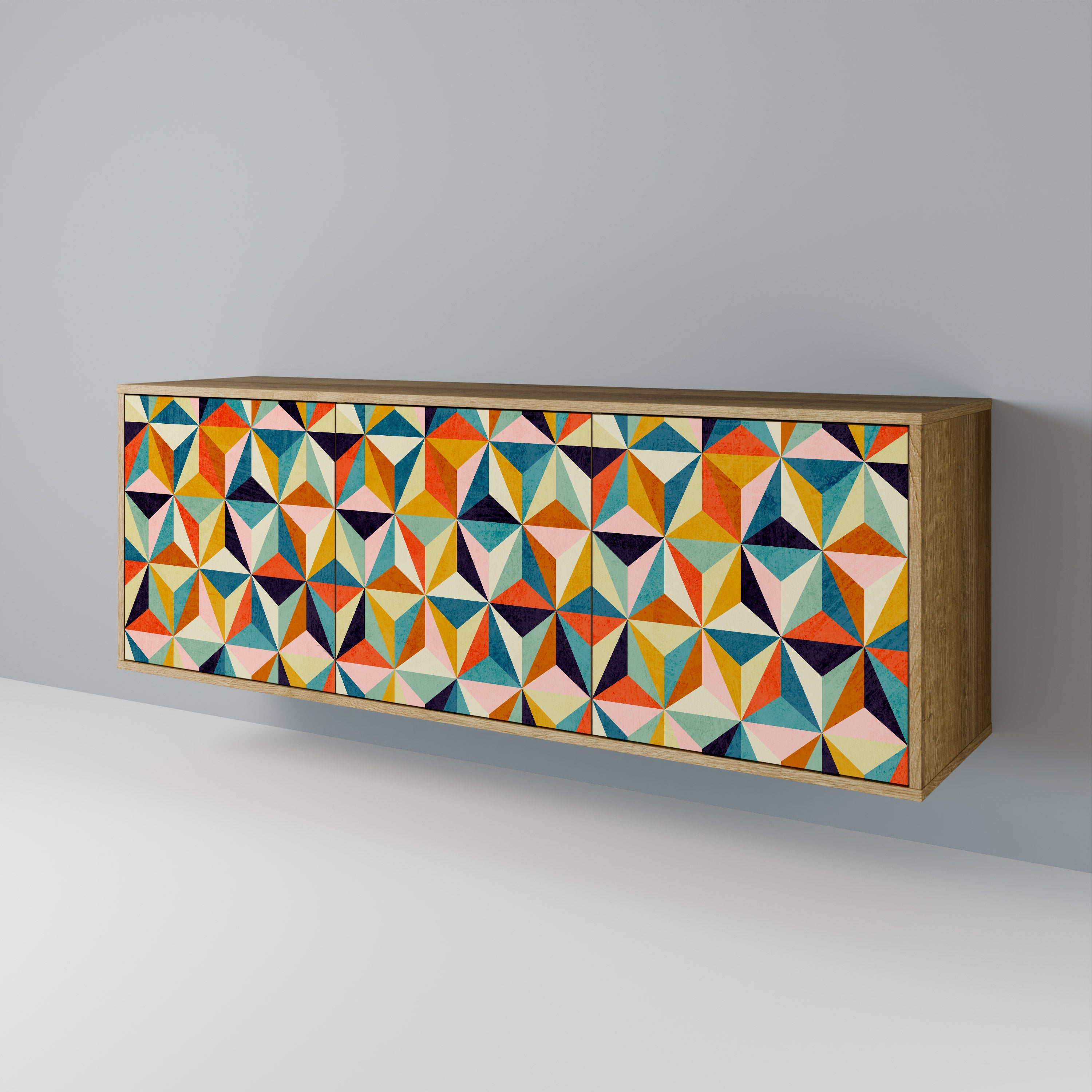 TESSELATE TREASURES 3-Door Sideboard