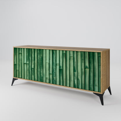 NATURAL GREEN 3-Door Sideboard
