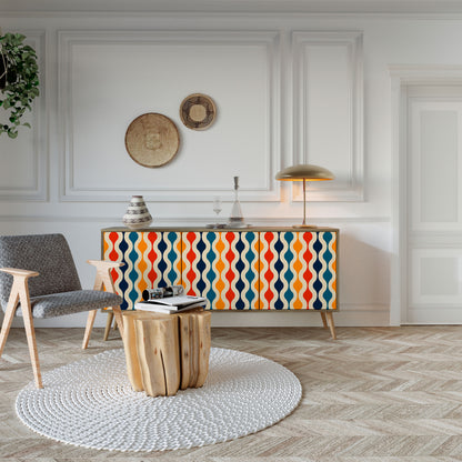 COLORFUL NOSTALGIA 3-Door Sideboard