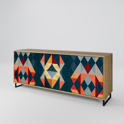 CRACKED ILLUSION 3-Door Sideboard