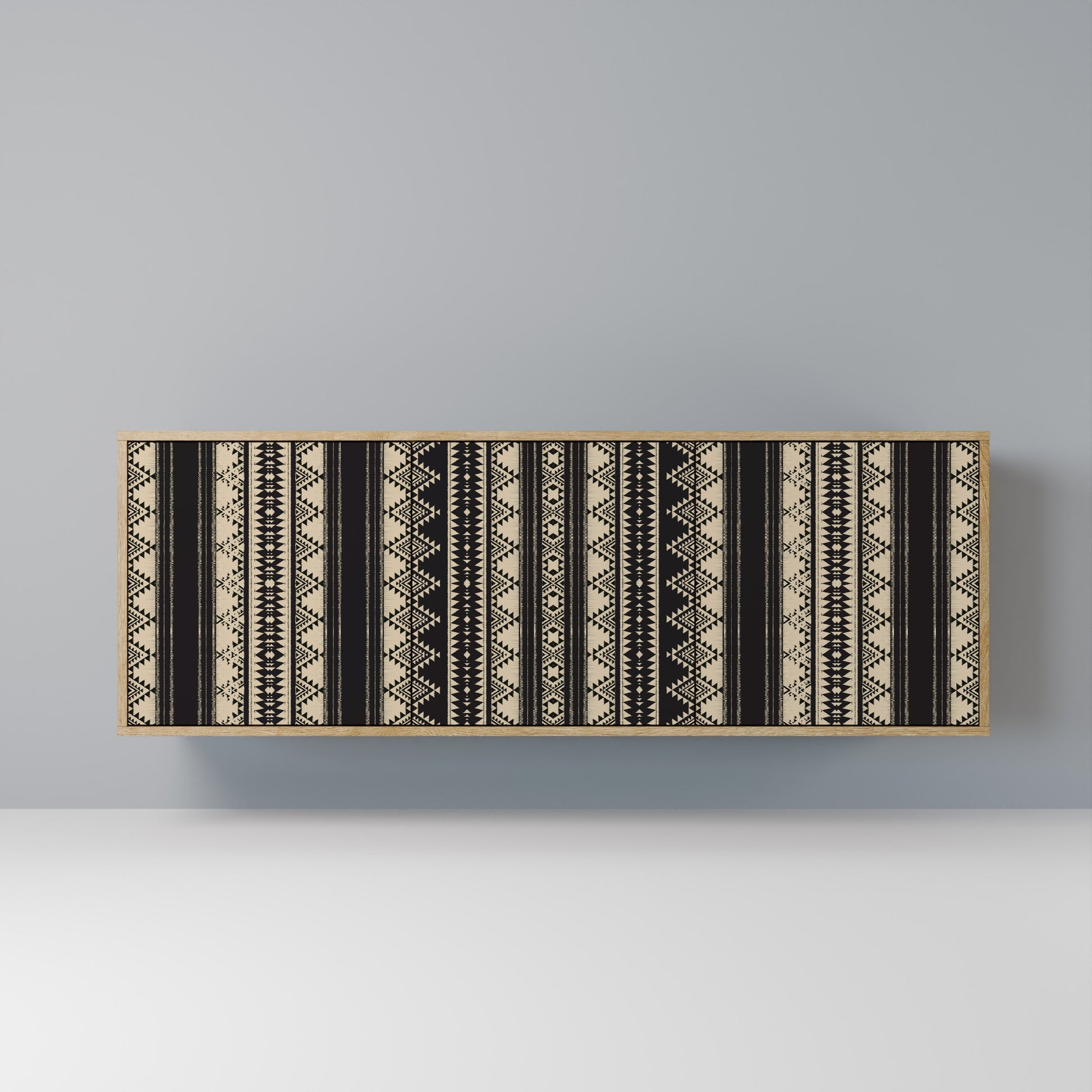Buffet 3 portes AZTEC effet chêne
