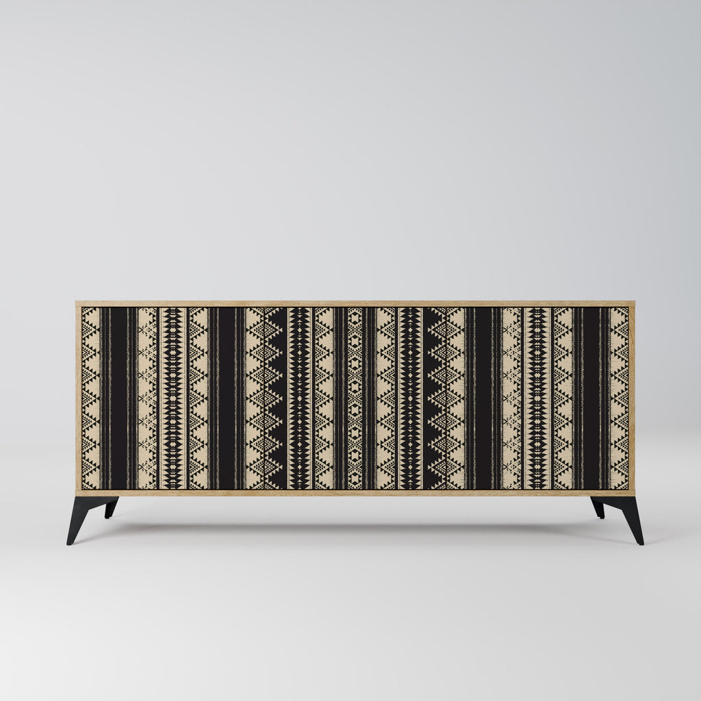 Buffet 3 portes AZTEC effet chêne