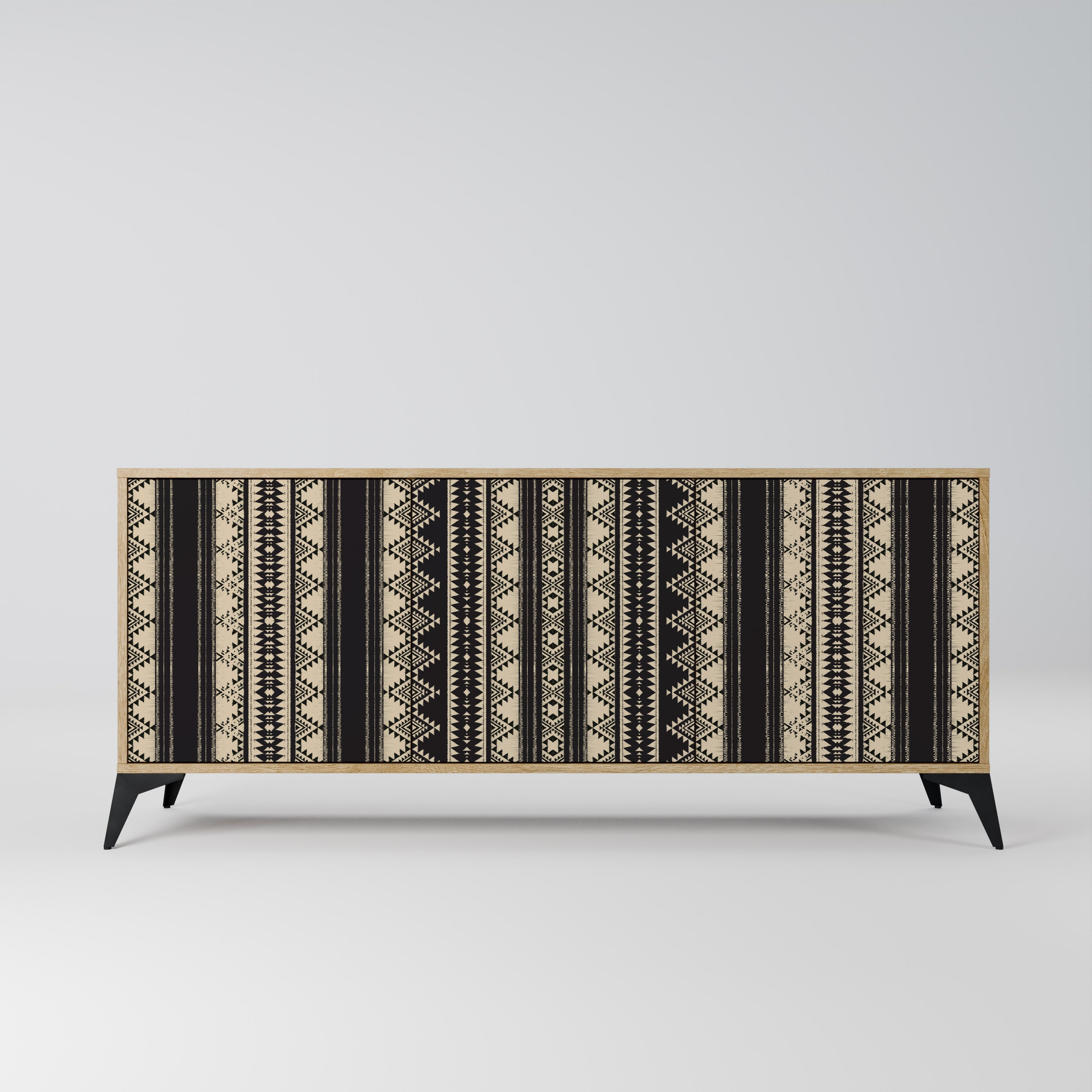 Buffet 3 portes AZTEC effet chêne