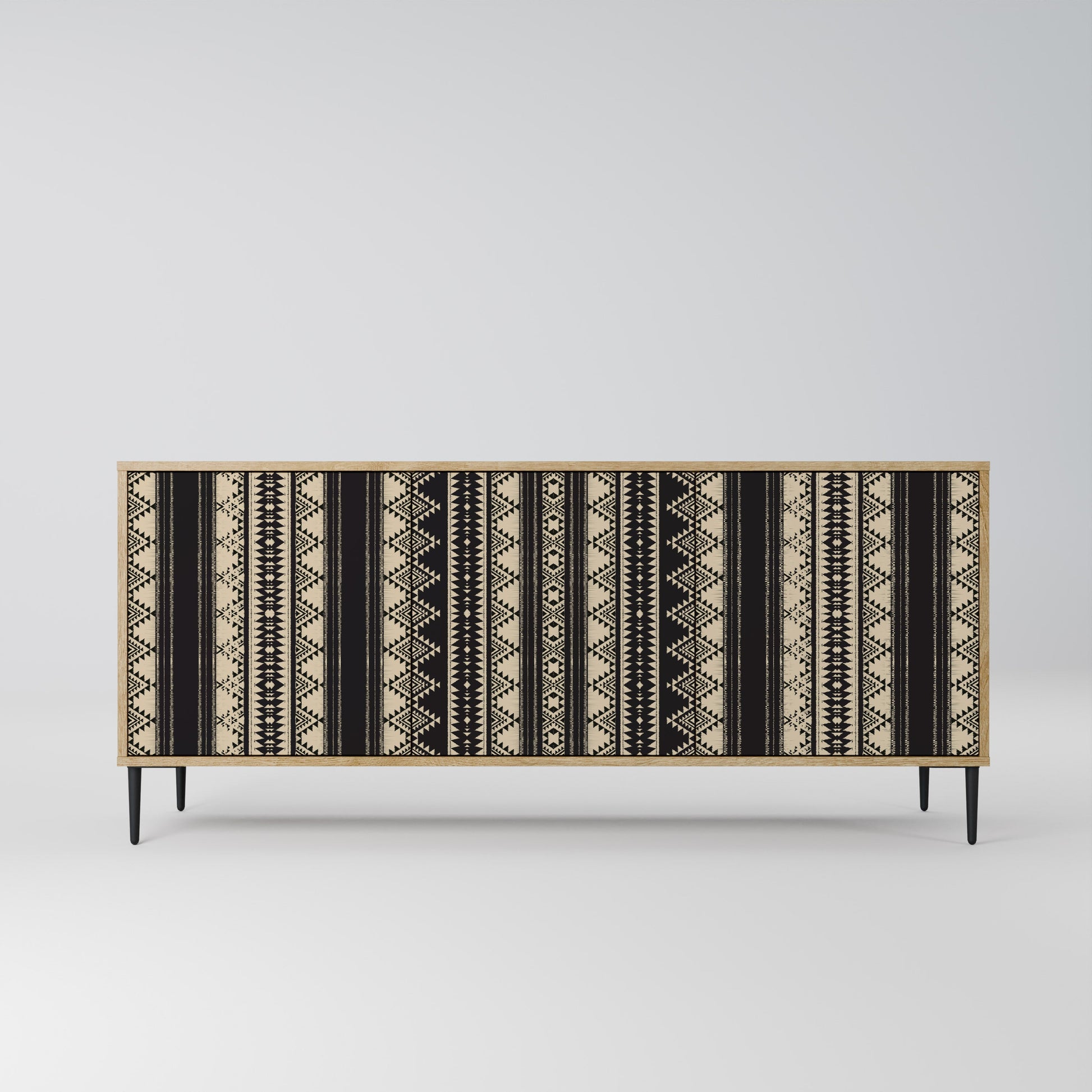 Buffet 3 portes AZTEC effet chêne
