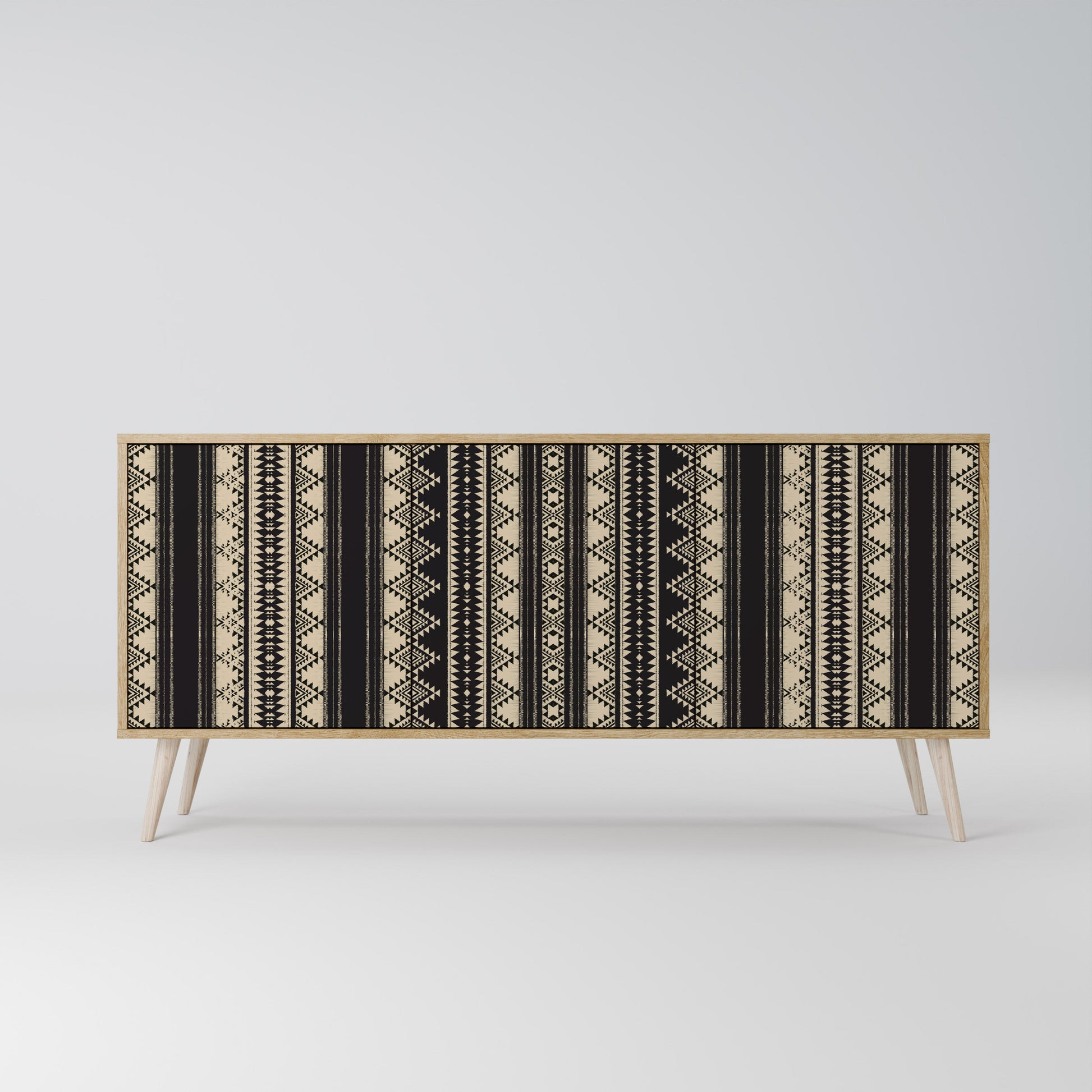 Buffet 3 portes AZTEC effet chêne
