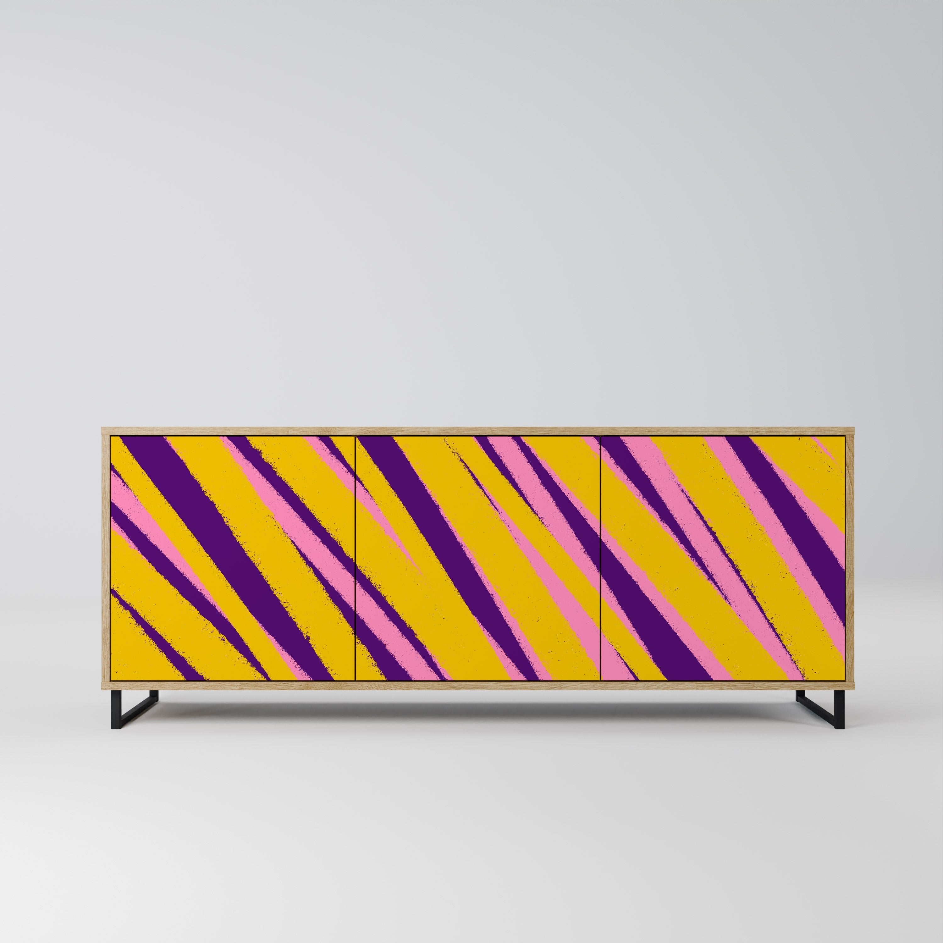 Buffet 3 portes effet chêne DREAMS COME TRUE