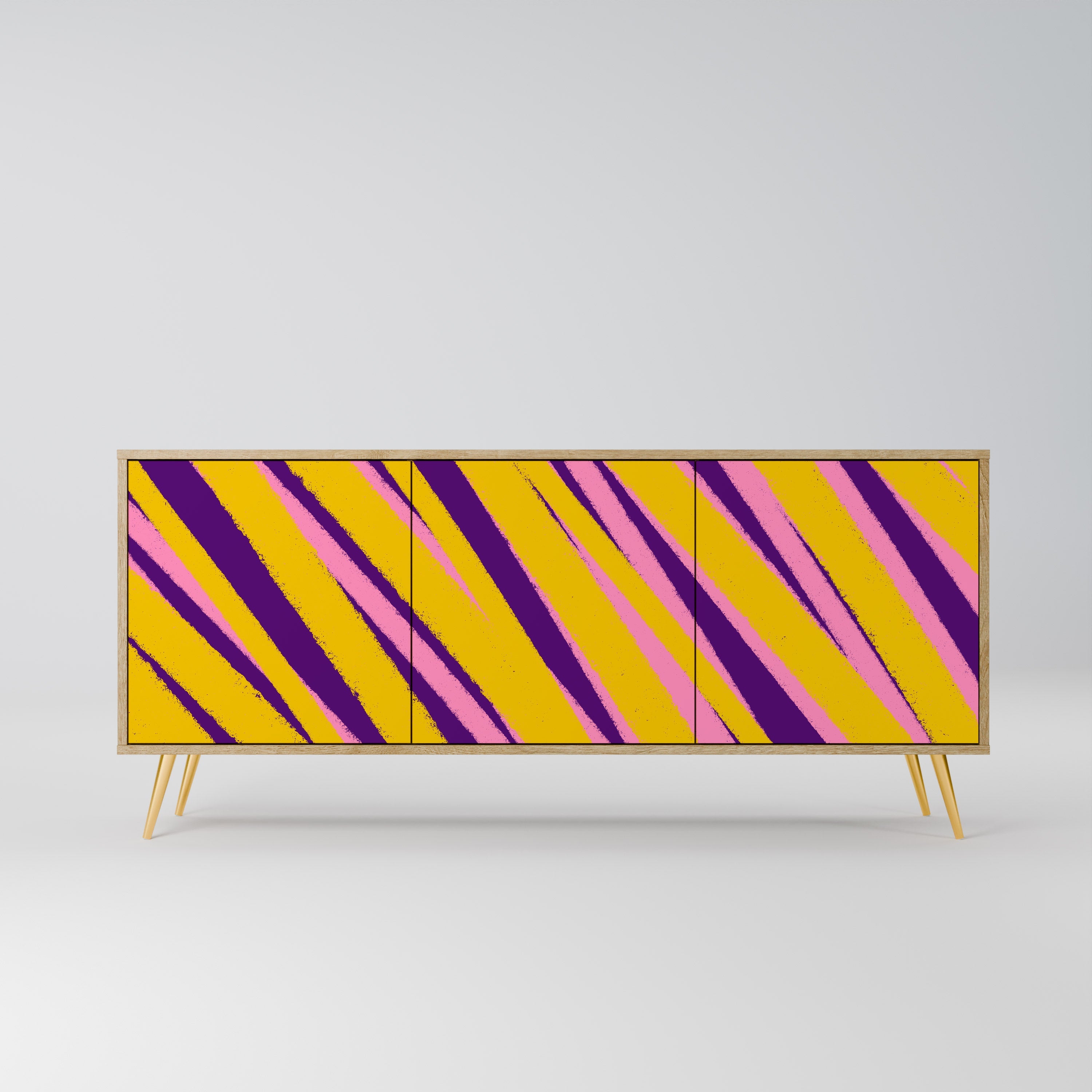 Buffet 3 portes effet chêne DREAMS COME TRUE