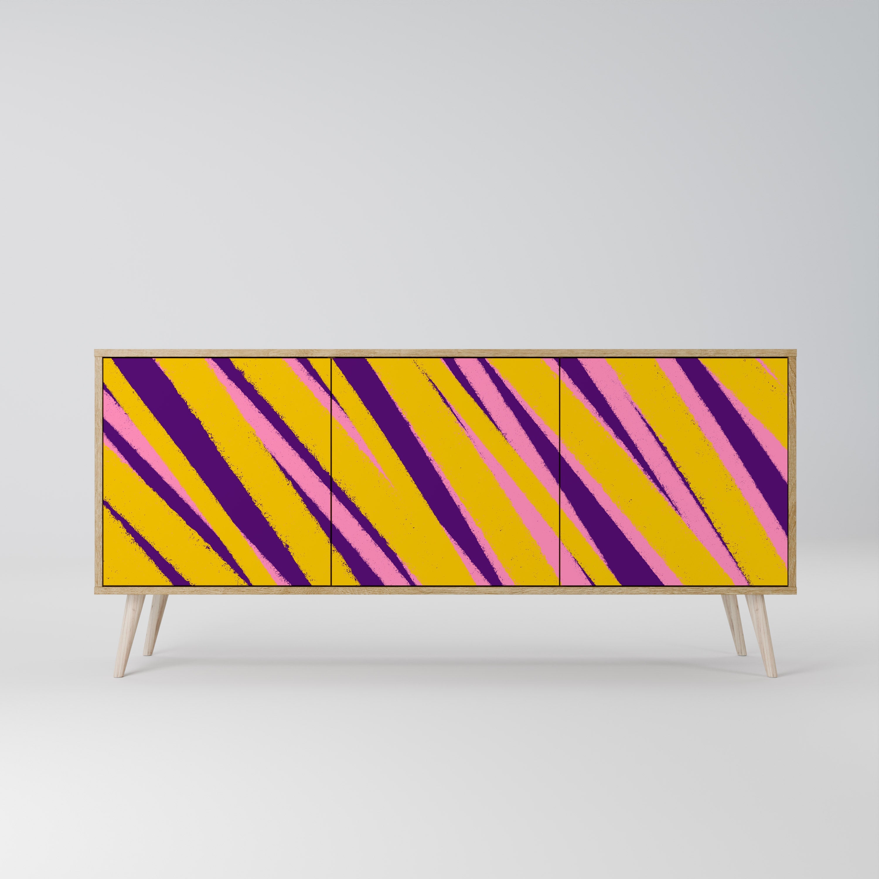 Buffet 3 portes effet chêne DREAMS COME TRUE