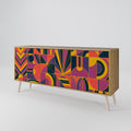 ELECTRIC PATTERNS 3-Door Sideboard
