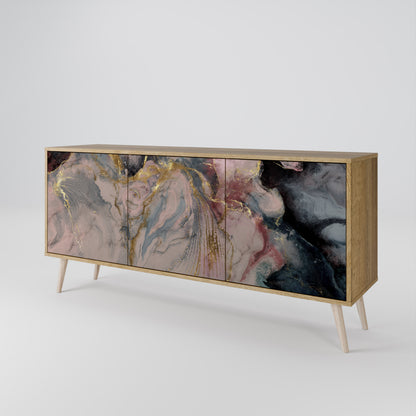 GILDED SWIRLS 3-Door Sideboard